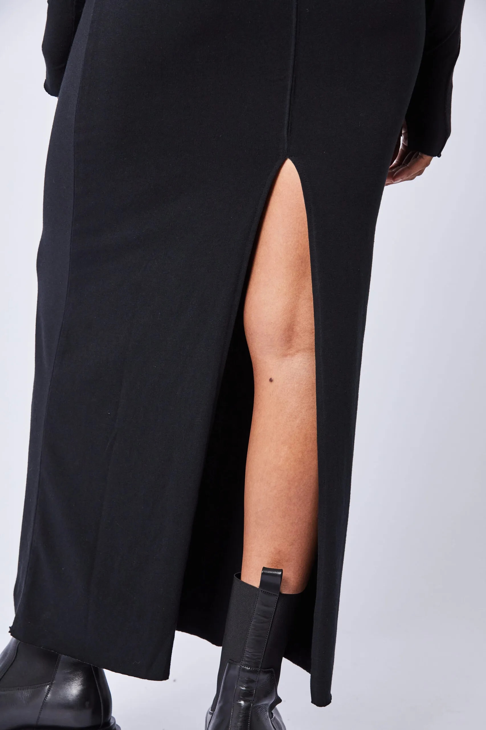 THOM KROM Long Dress in Black M