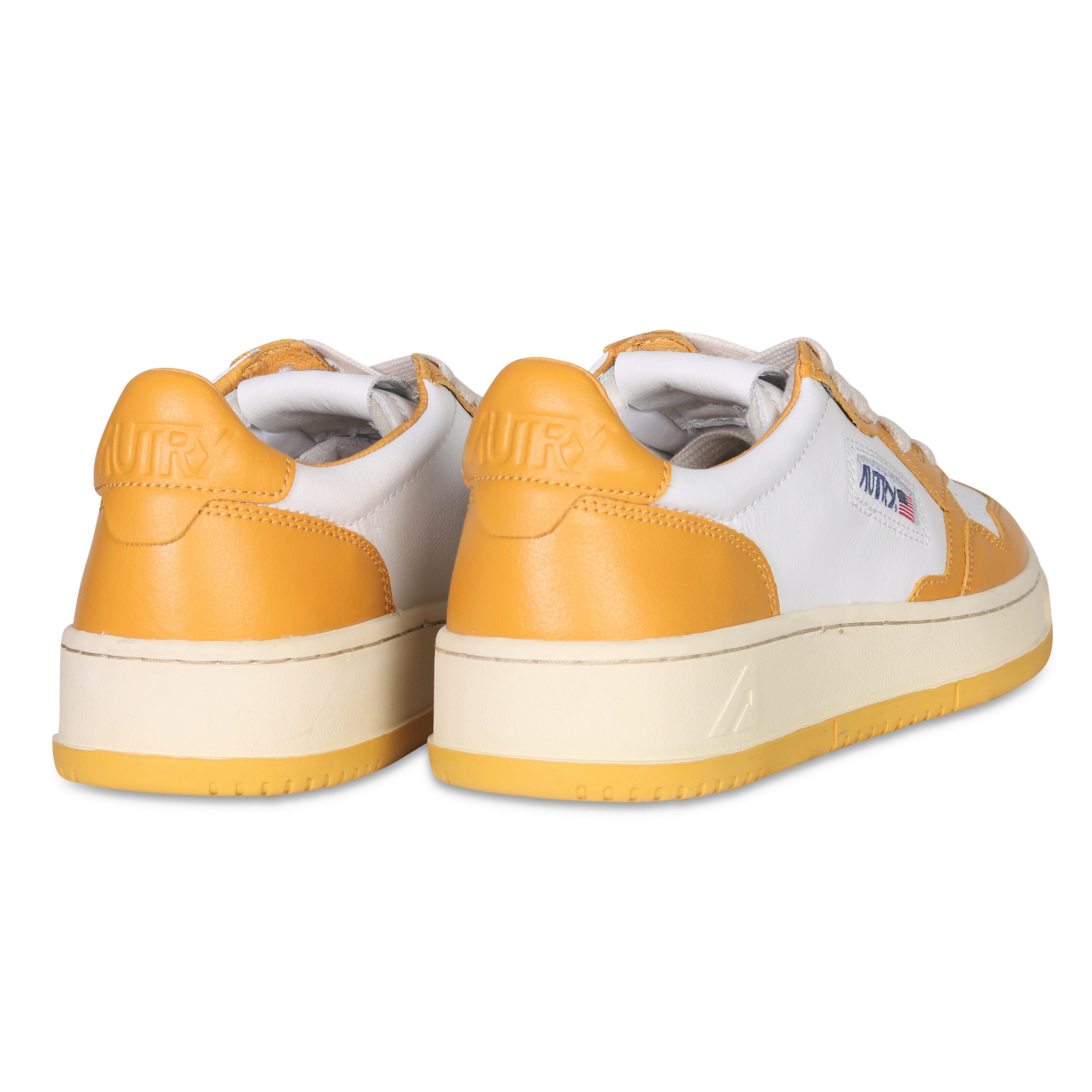 Autry Action Shoes Low Sneaker White/Mustard 40