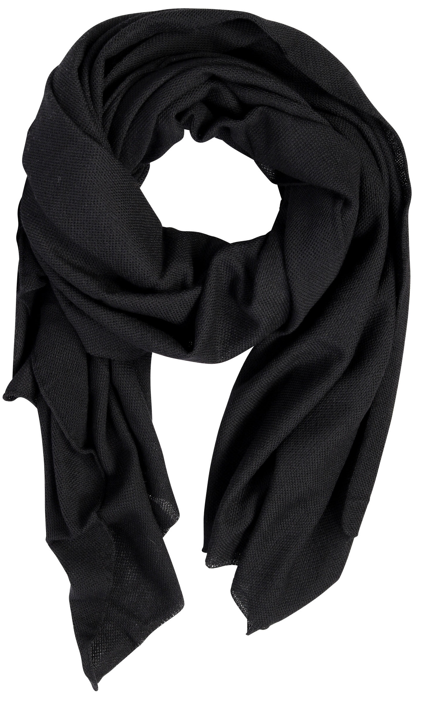 Hannes Roether Scarf Black