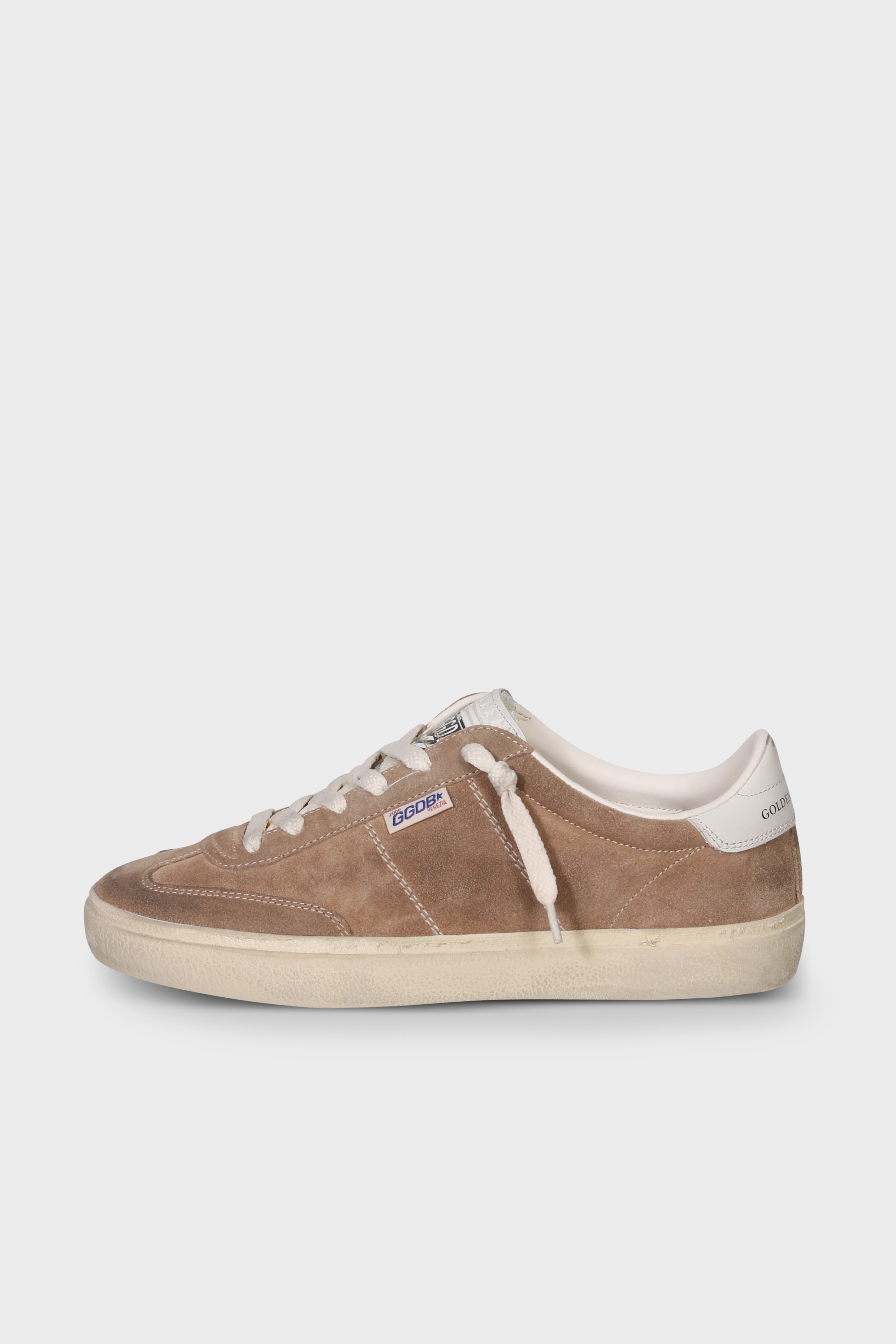 GOLDEN GOOSE Soul-Star Suede in Tobacco/Milk