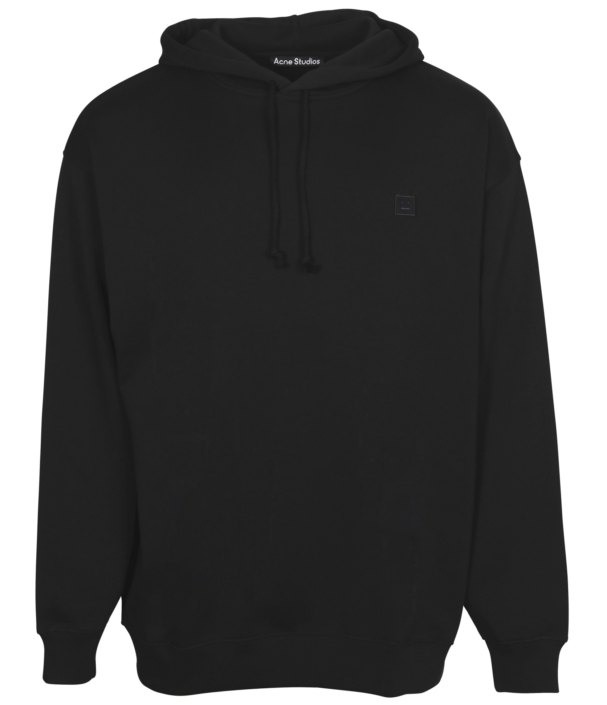 Unisex Acne Studios Hoodie Farrin Face Black