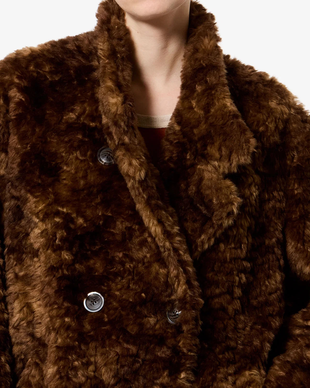 ISABEL MARANT ÉTOILE Jya Fake Fur Jacket FR40 / DE38