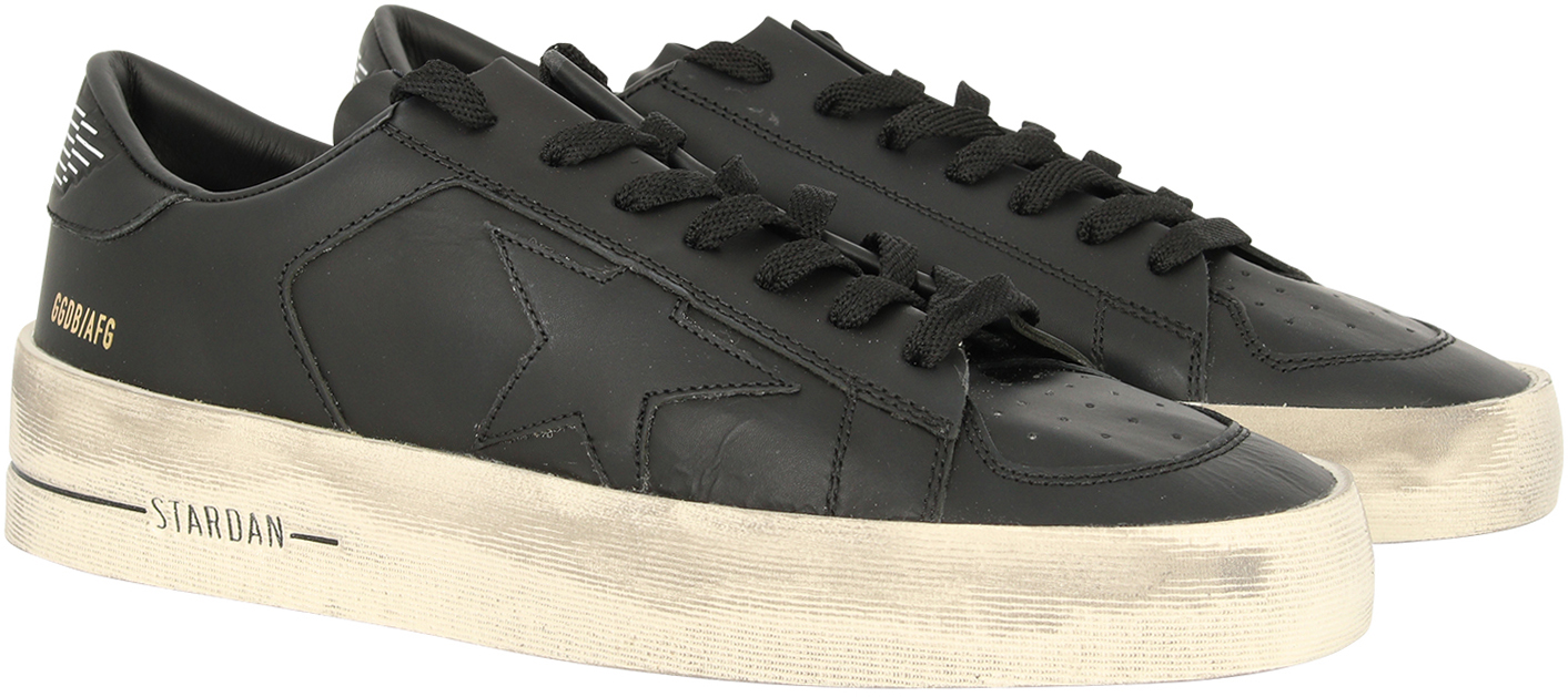 Golden Goose Sneakers Stardan Black Leather