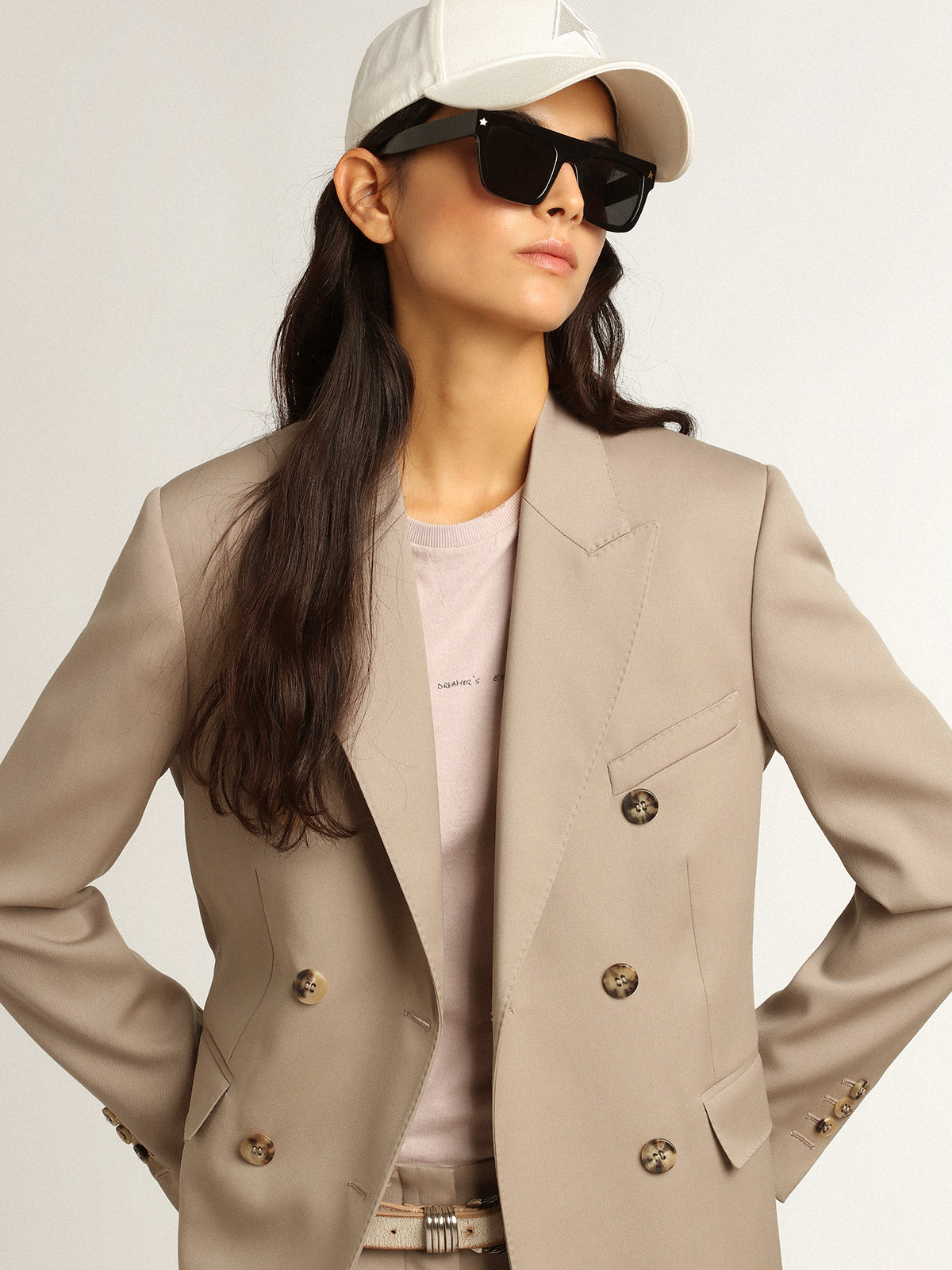 Golden Goose Blazer Diva in Roasted Cashew