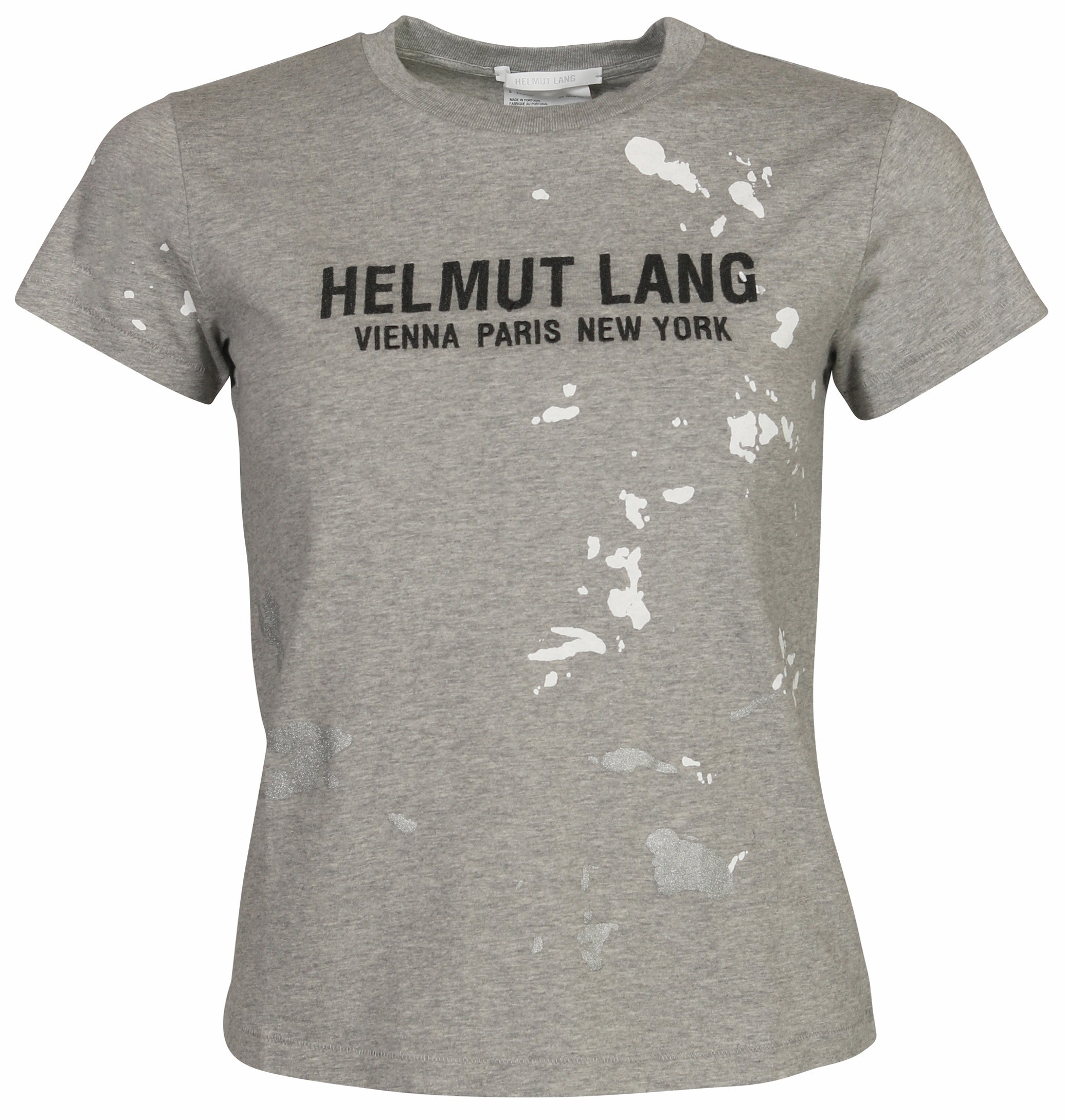 Helmut Lang T-Shirt Painter Grey Printed