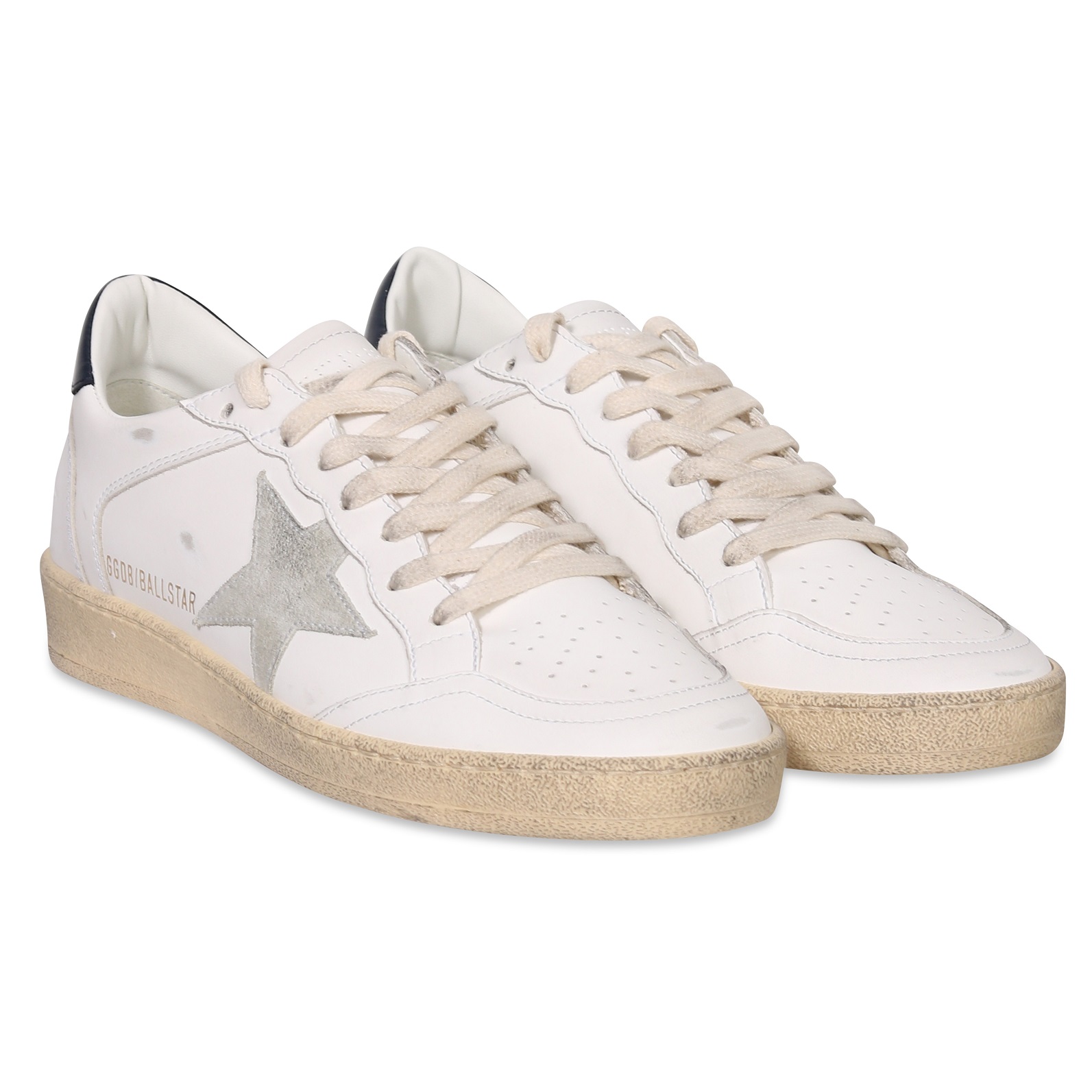 GOLDEN GOOSE Sneaker Ball Star in White/Ice/Night Blue 47