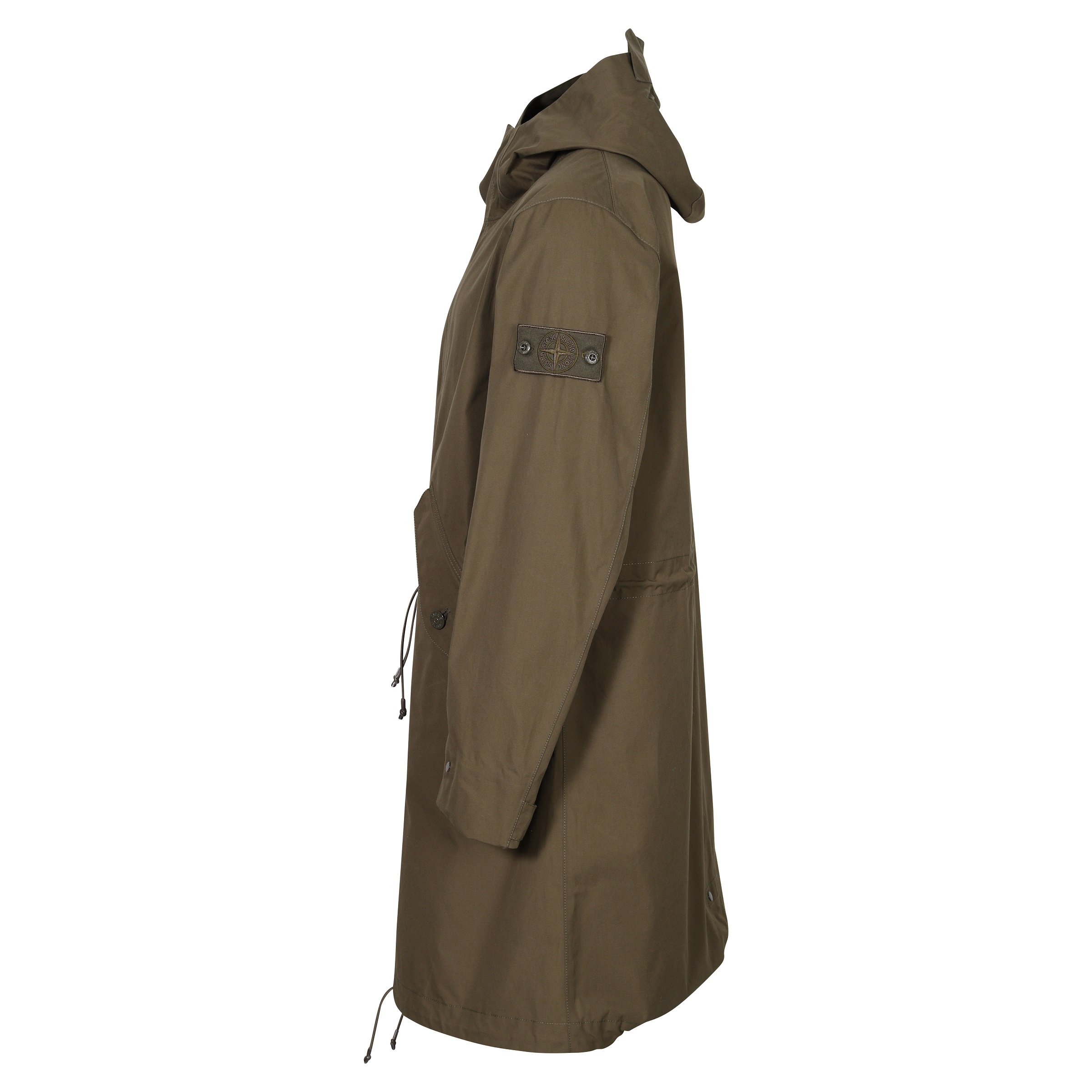 STONE ISLAND O-Ventile® Ghost Parka in Military Green