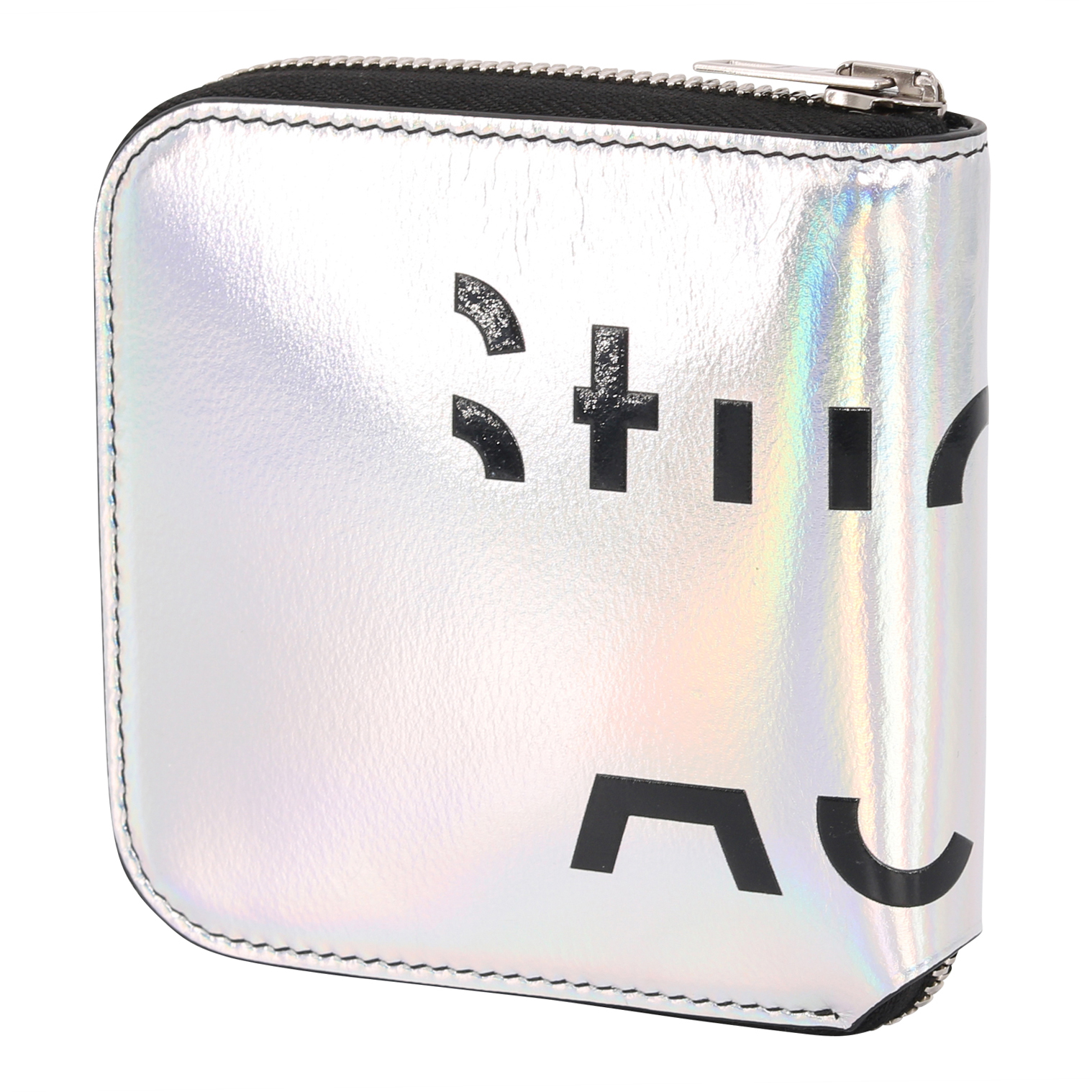 Acne Studios Wallet Csarite H Fluo Silver