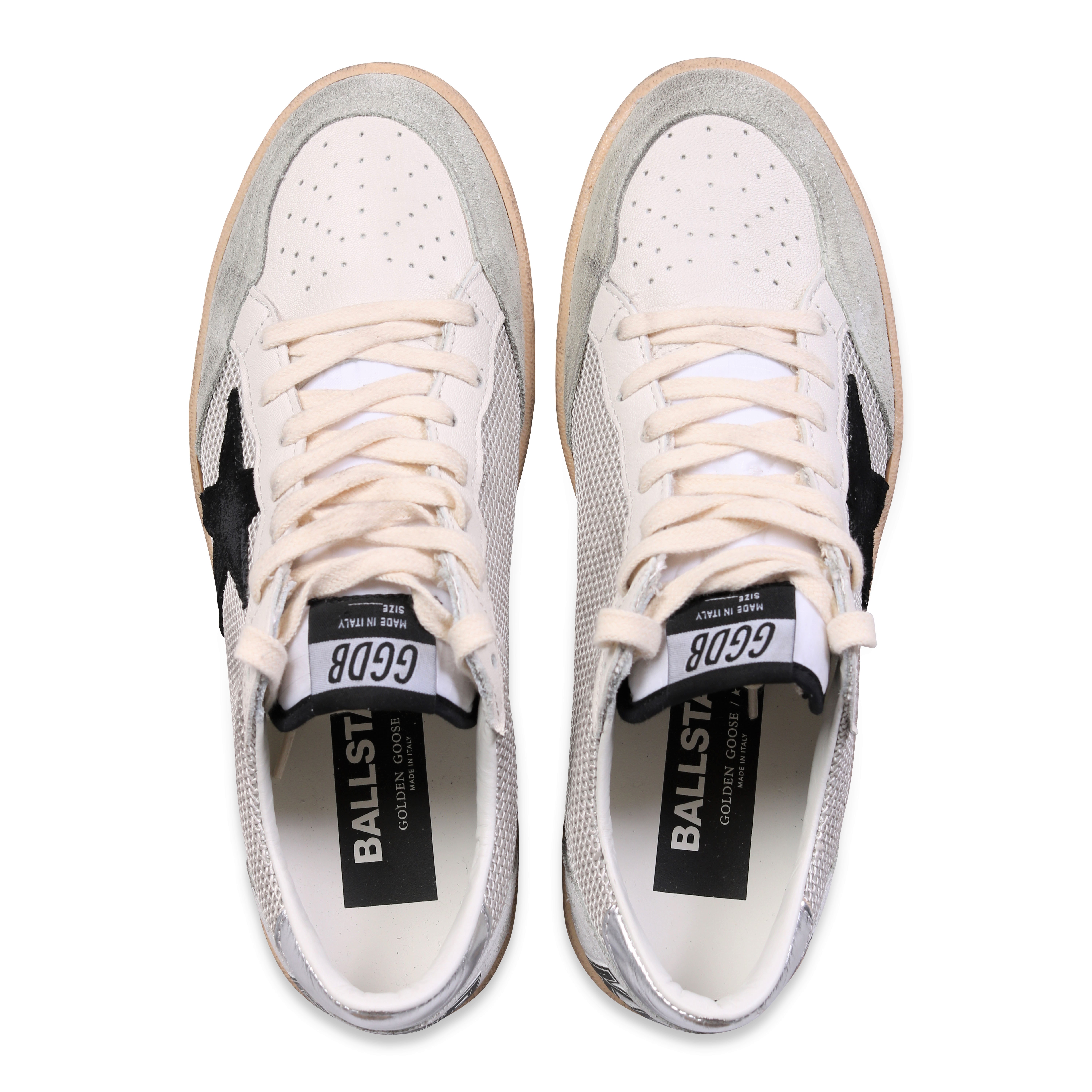 Golden Goose Sneaker Ball Star Net and Suede 47