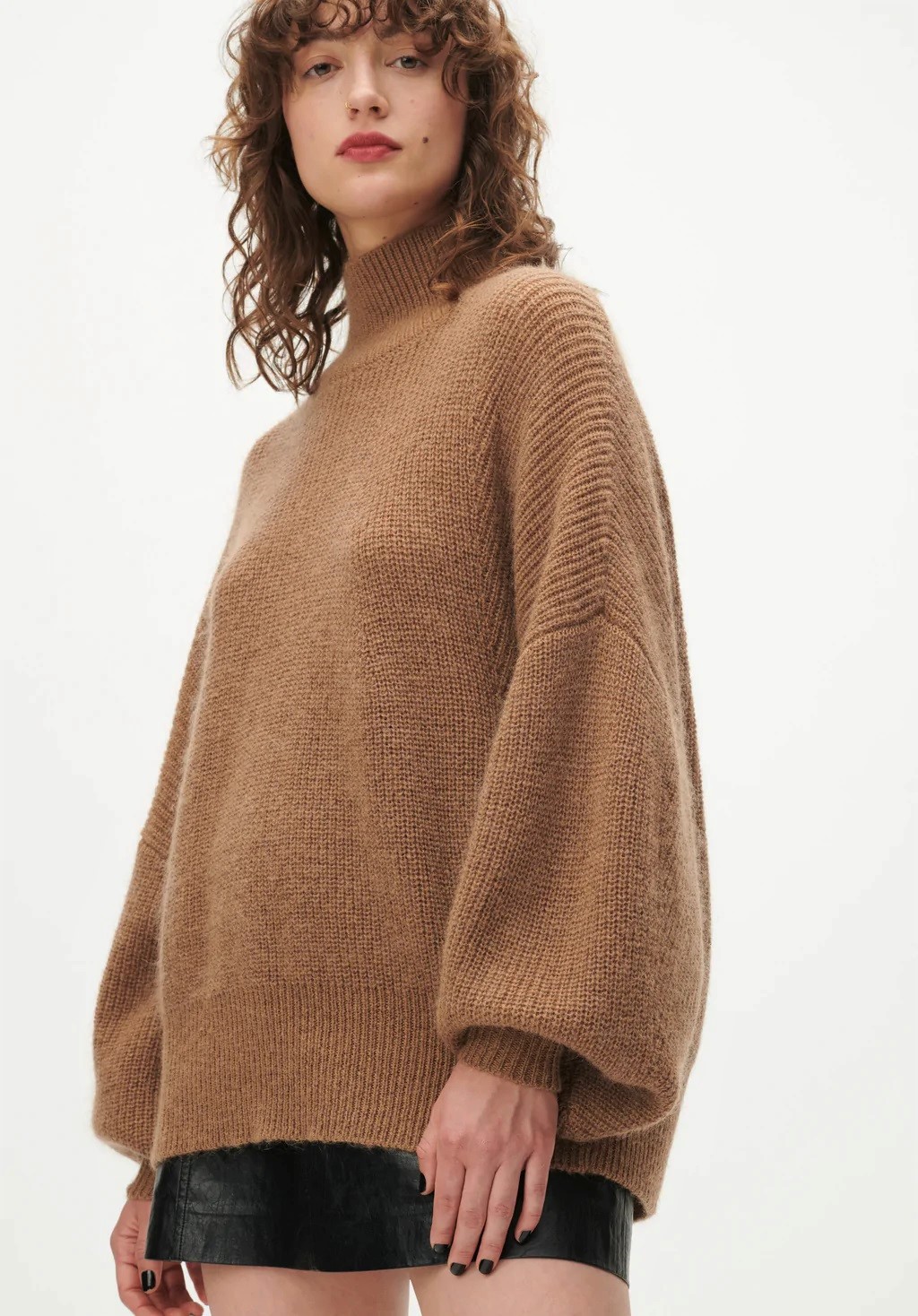 Lala Berlin Jumper Khloe in Dark Camel