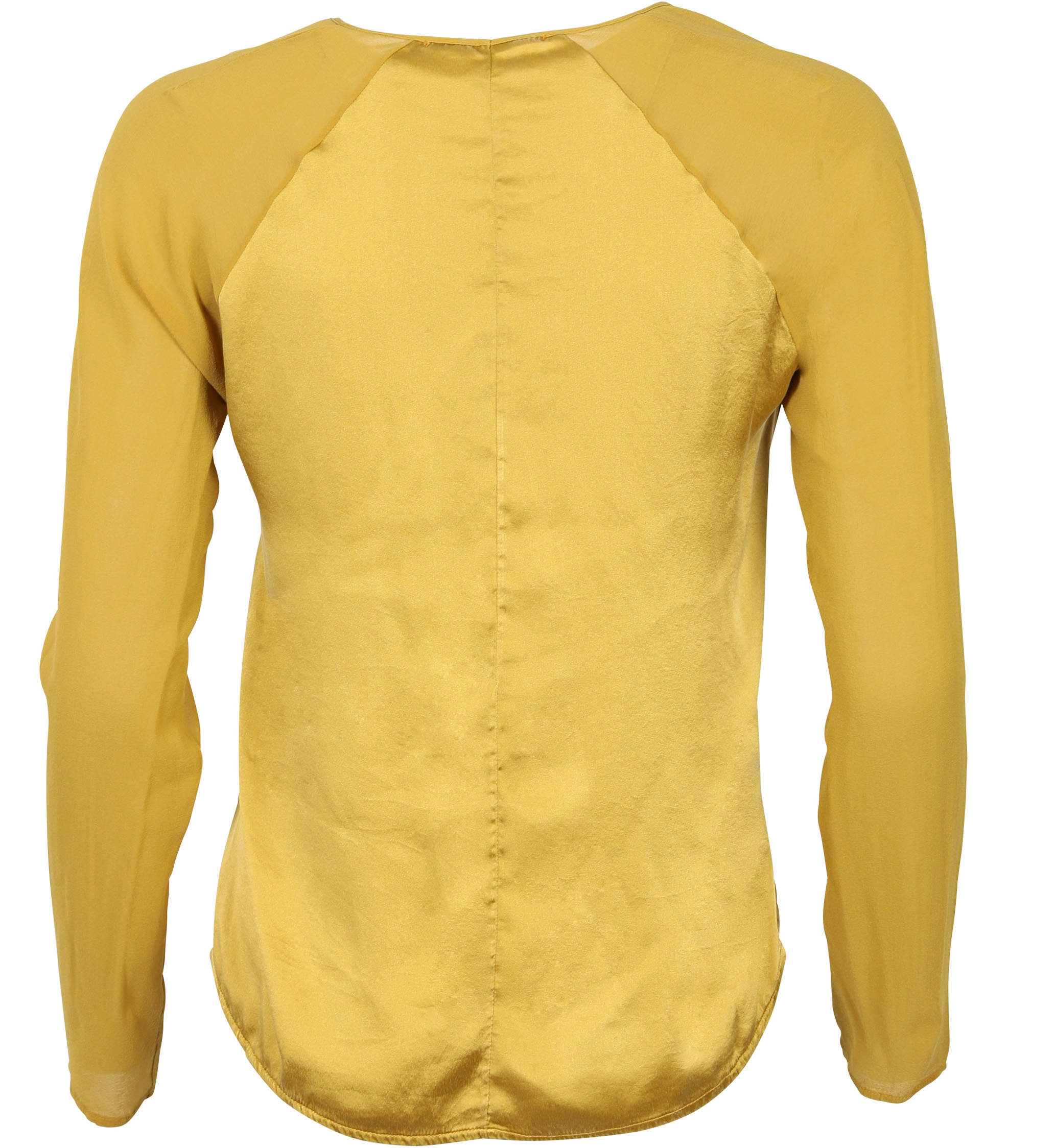 Transit Par Such Silk Blouse Ochre