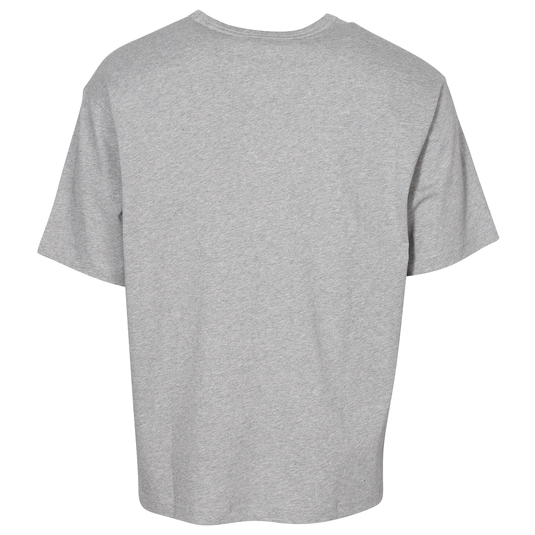 ACNE STUDIOS Unisex Oversize Face T-Shirt in Light Grey Melange L