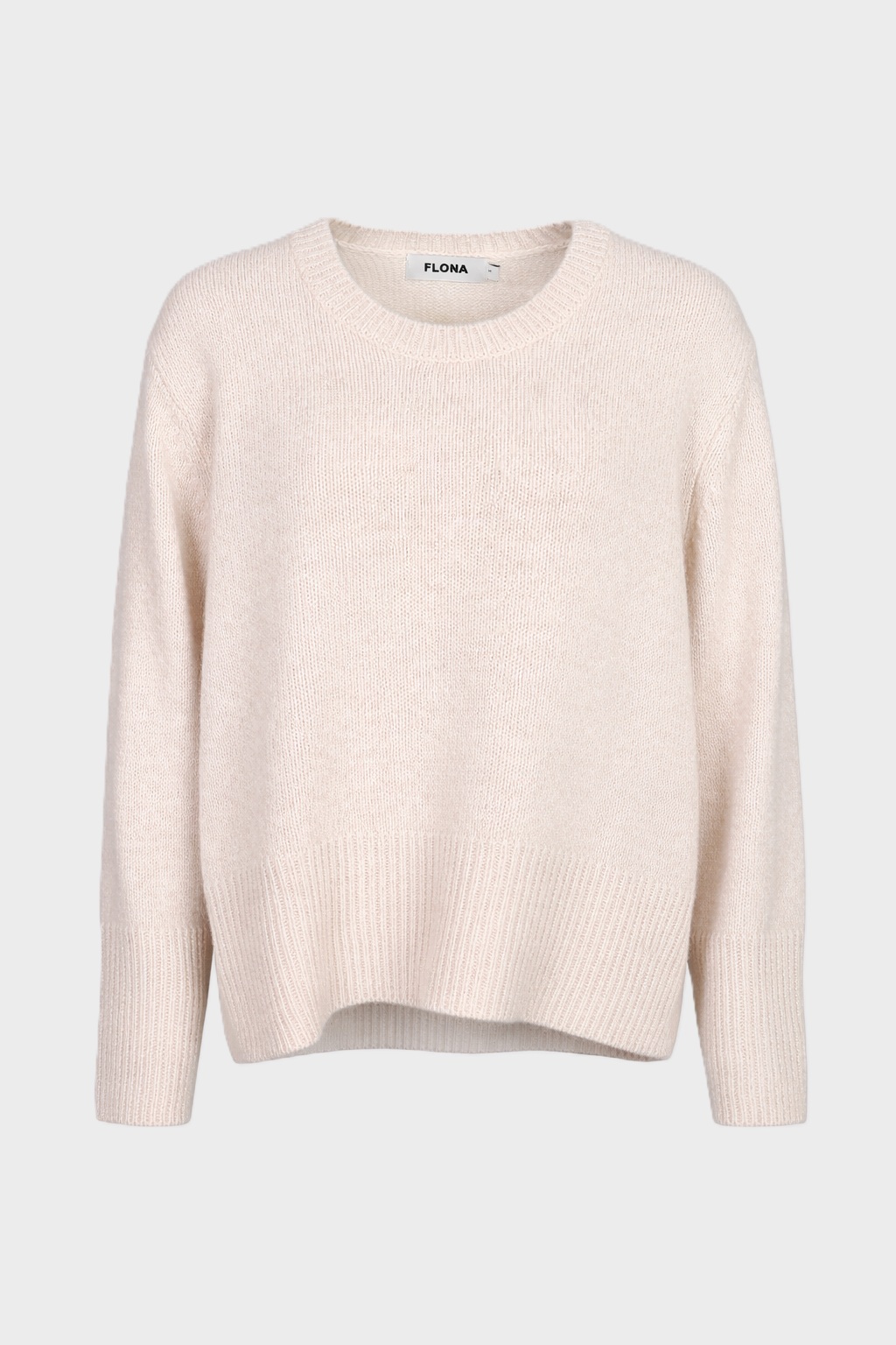 FLONA Cashmere Oversize Sweater in Light Beige