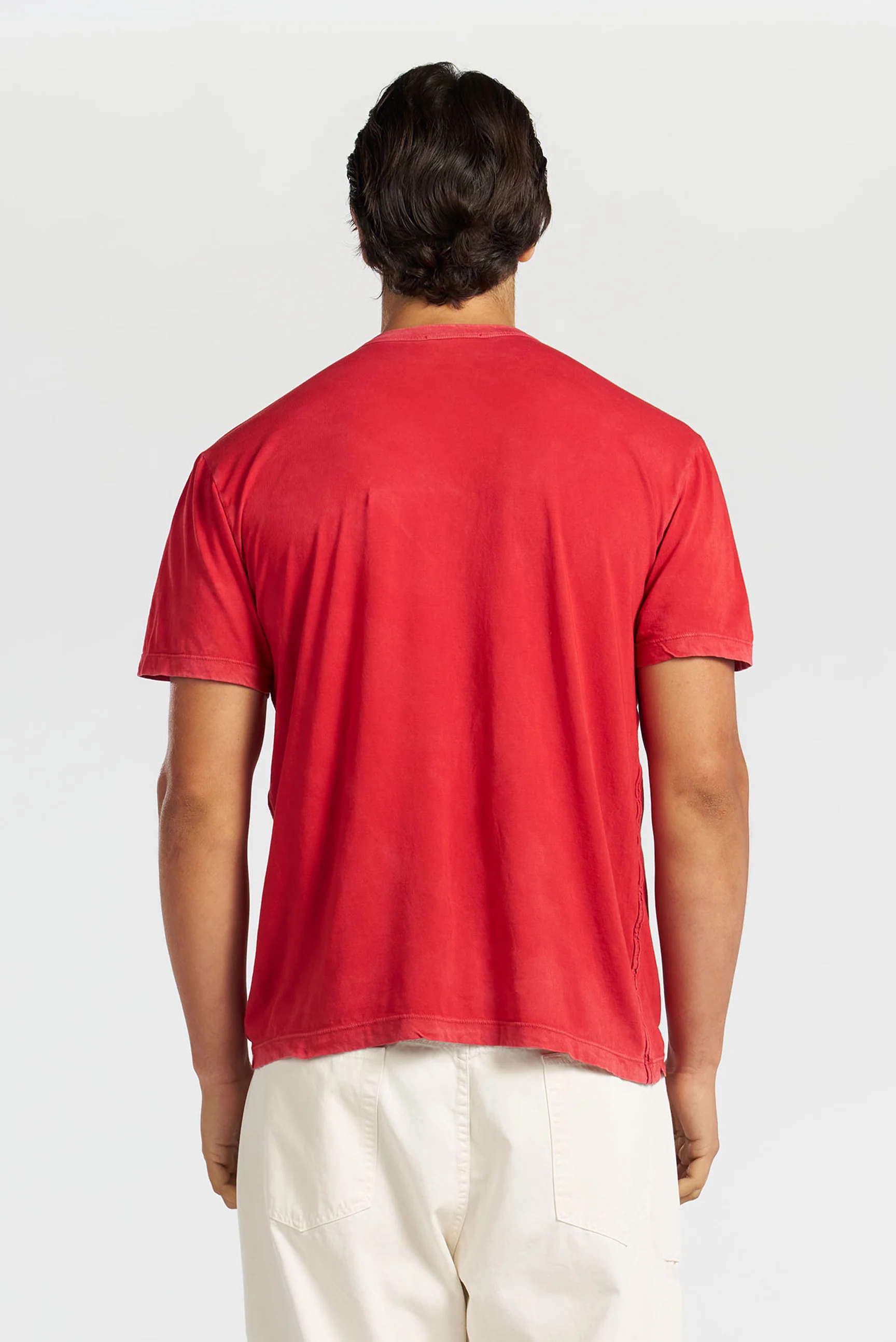 COTTON CITIZEN Classic Crewneck T-Shirt in Vintage Crimson