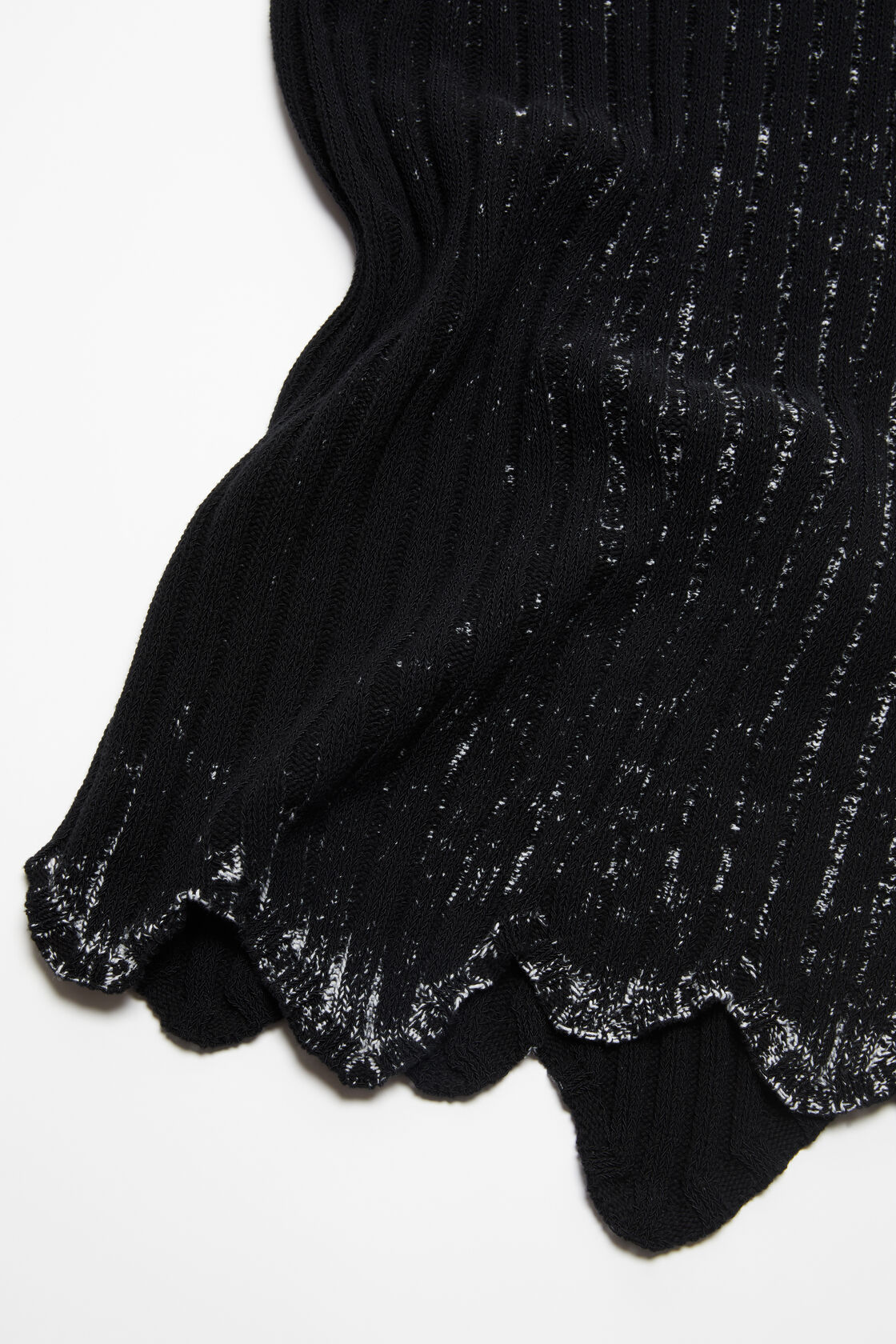 ACNE STUDIOS Knit Skirt in Black/White M