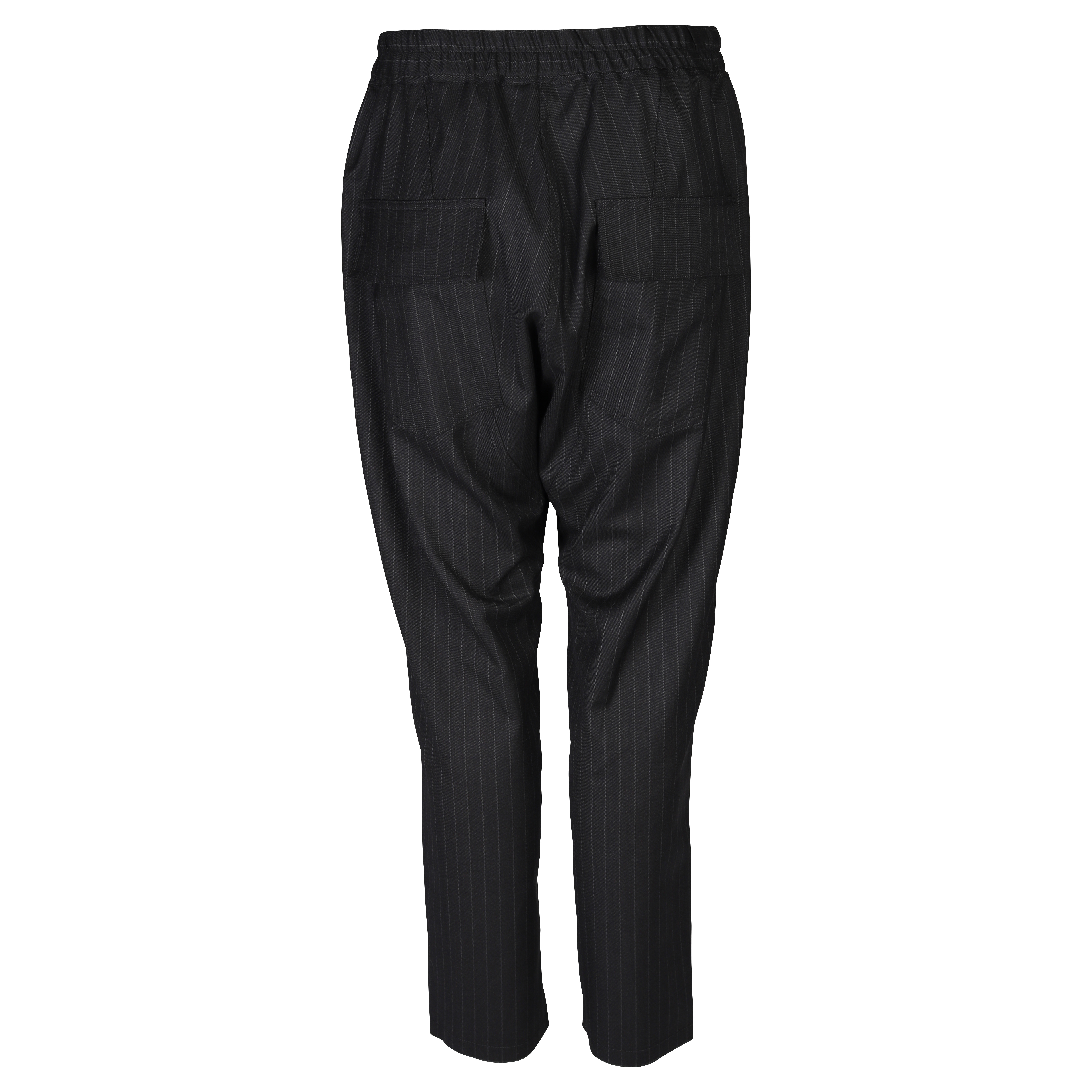 Nili Lotan Wool Stretch Pant Aida Charcoal Striped
