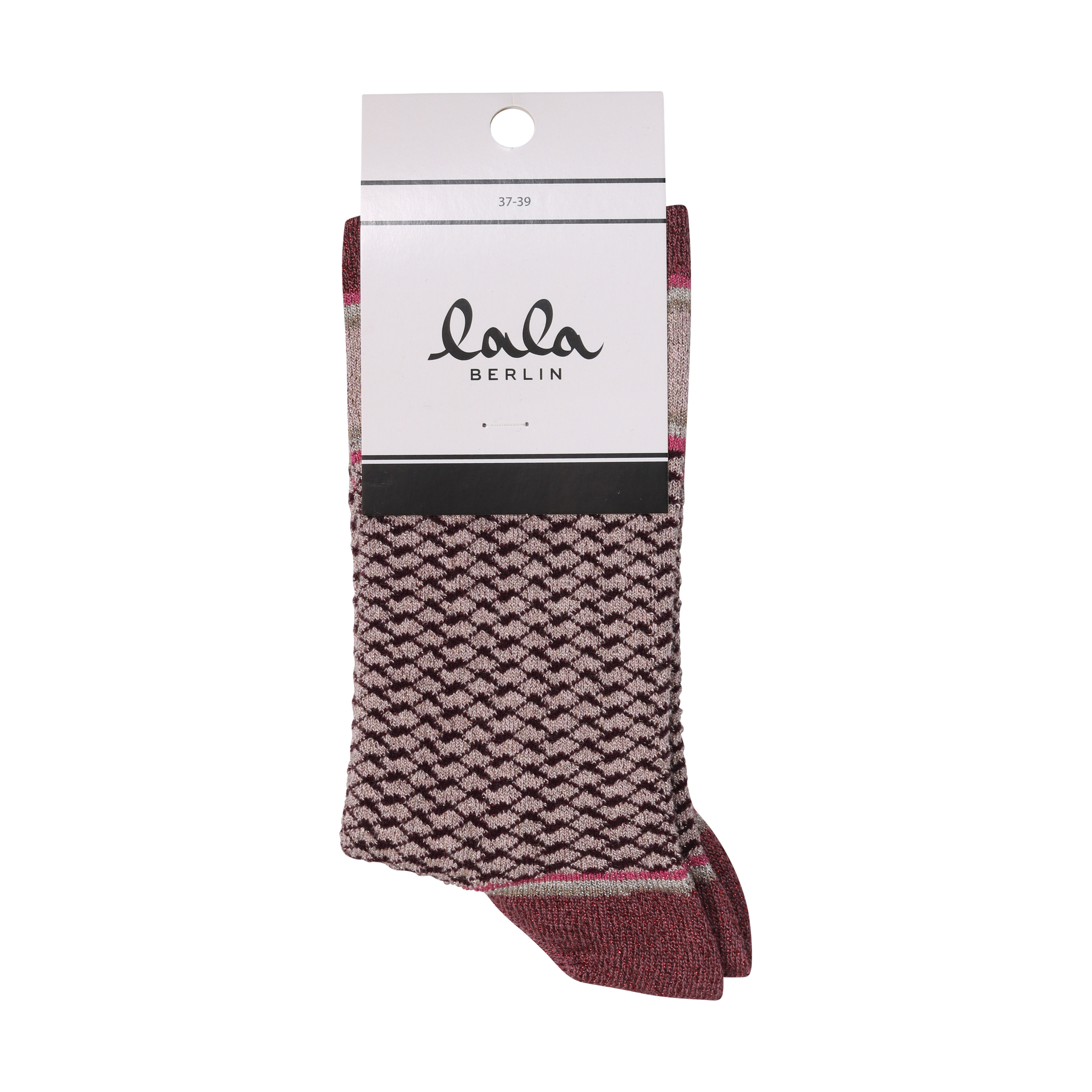 LALA BERLIN Socks Silja in Pink 37-39