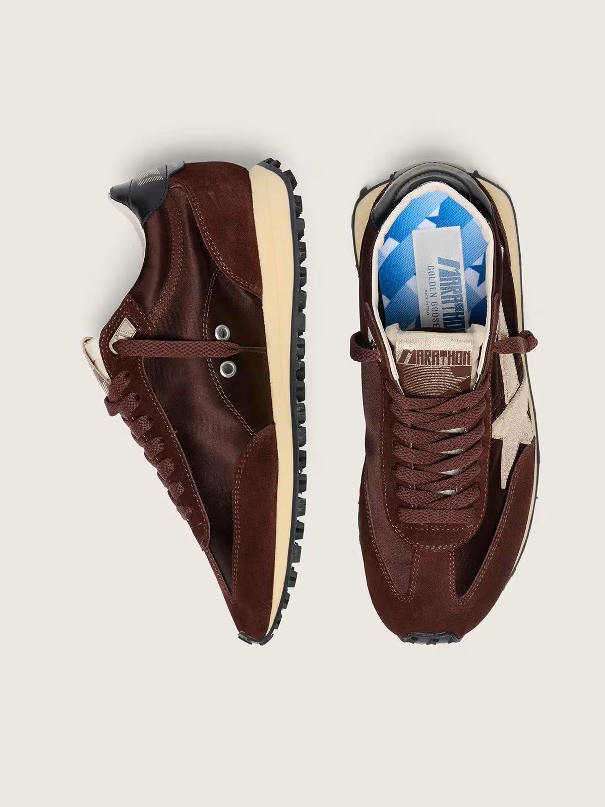 GOLDEN GOOSE Running Marathon in Bordeaux Brown