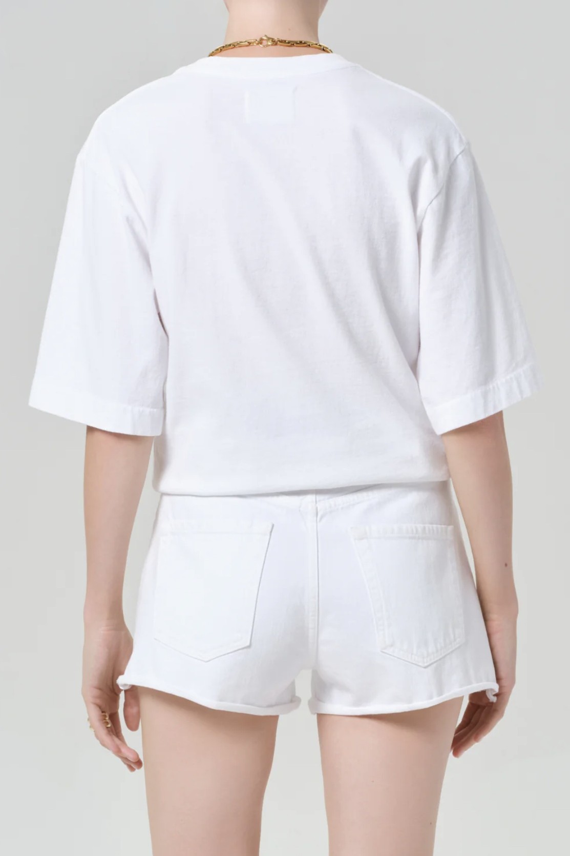 CITIZENS OF HUMANITY Goldie Tee in Soft White XL