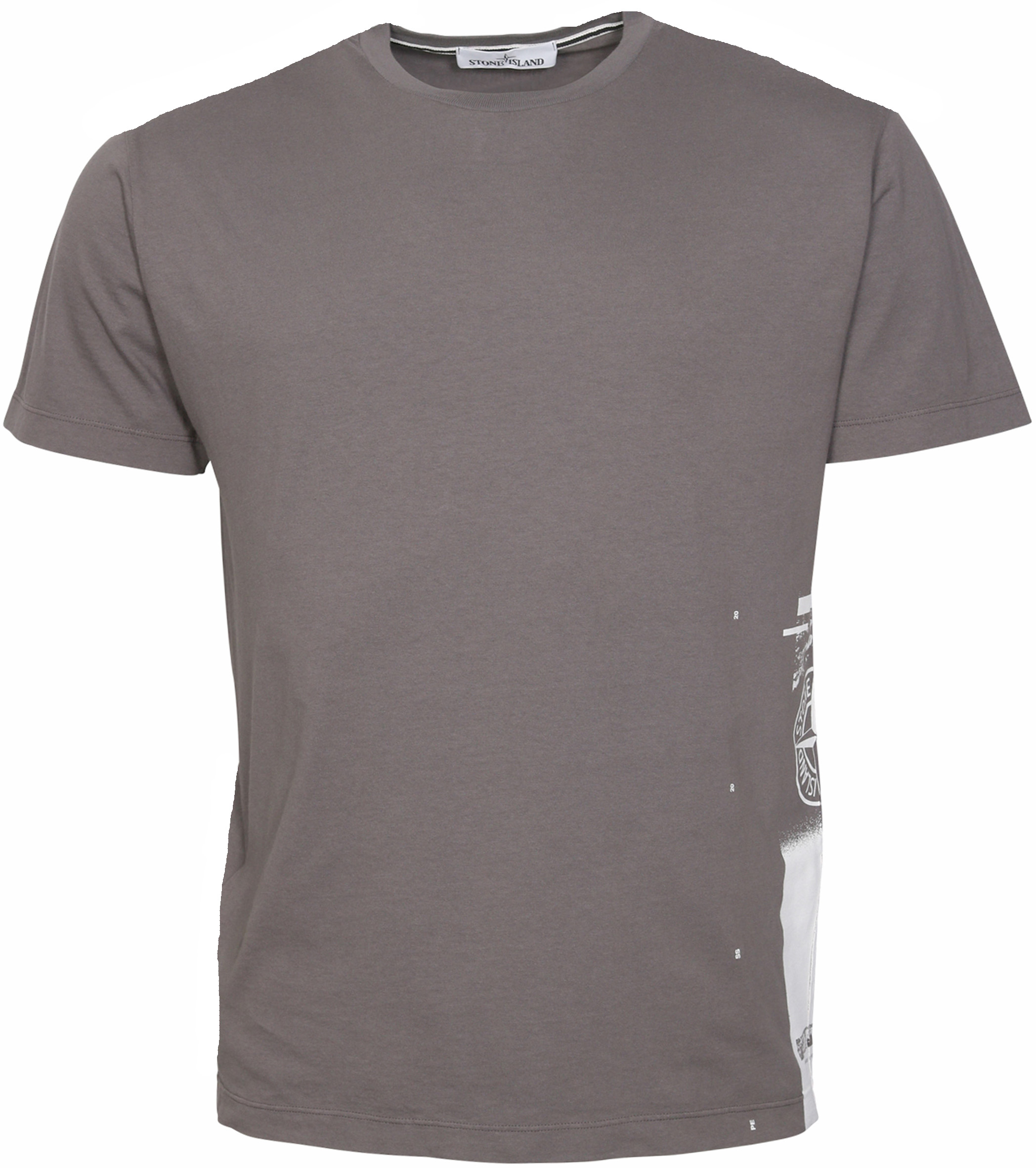 Stone Island T-Shirt Grey Printed XXL