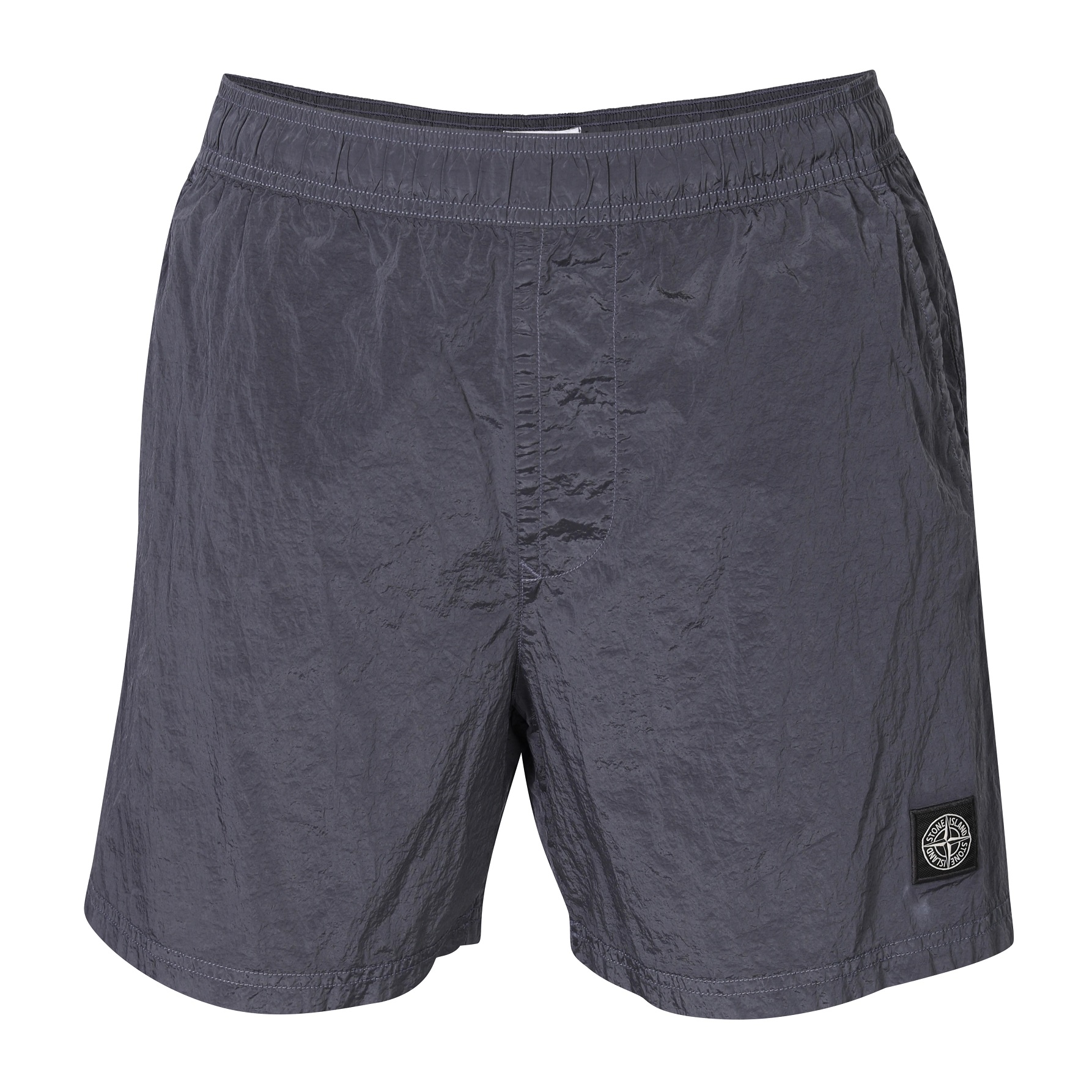 STONE ISLAND Shiny Swim Shorts in Dark Grey 2XL