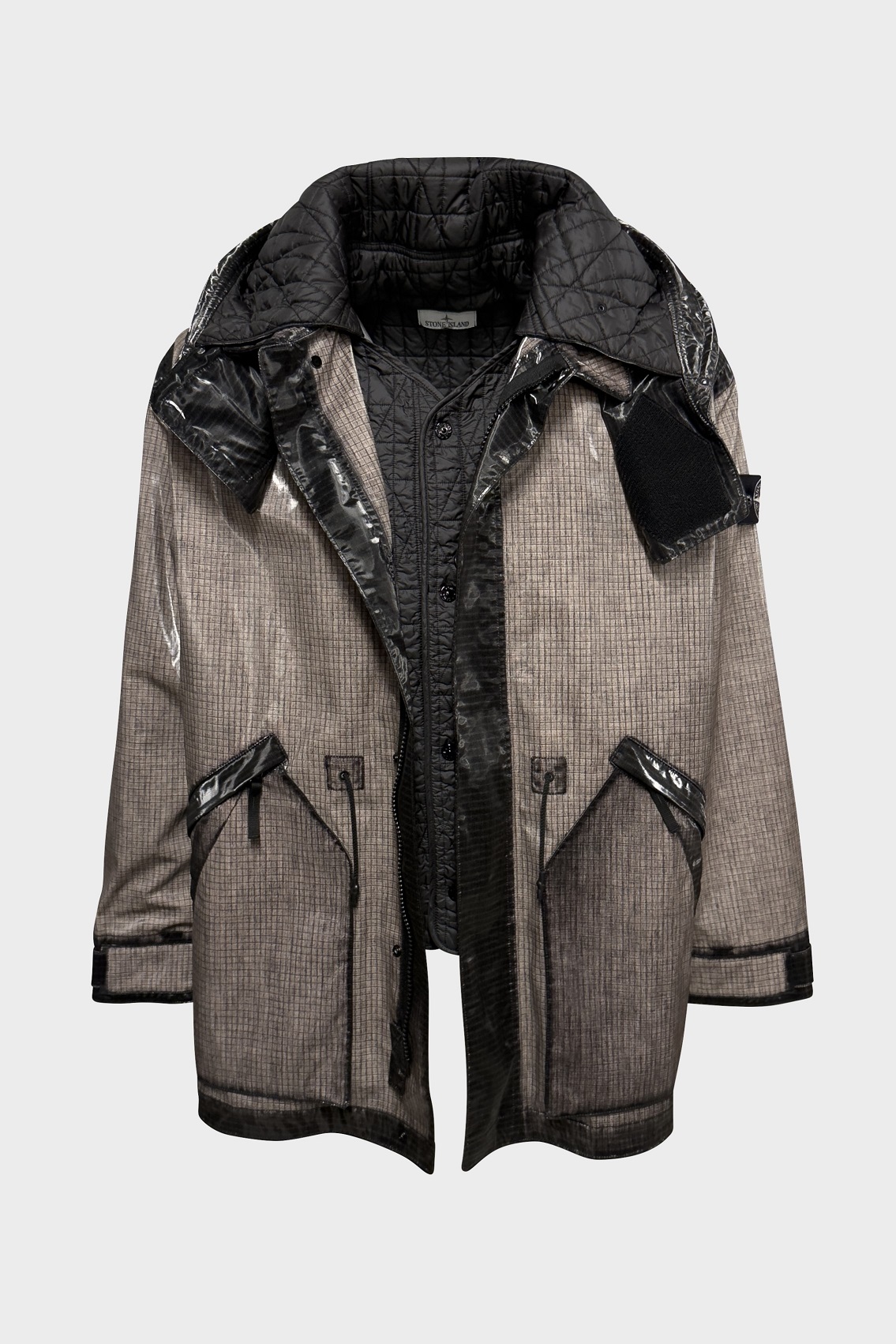 STONE ISLAND Two in One Uneven Ripstock Prismatico