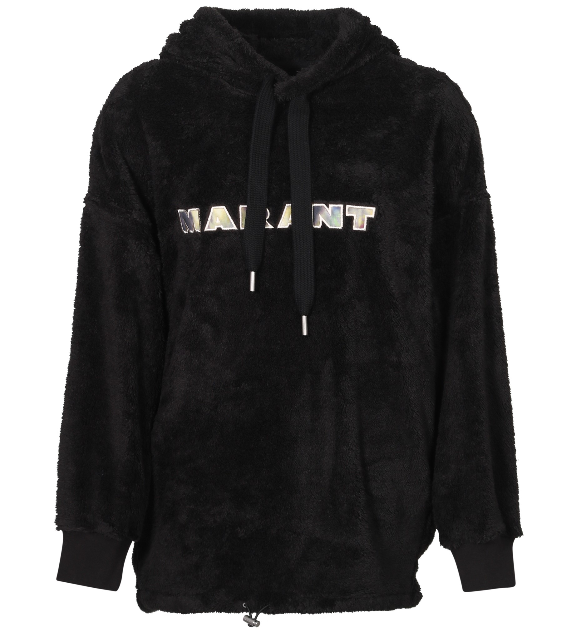 ISABEL MARANT ÉTOILE Martia Fluffy Hoddie in Black FR40 / DE38