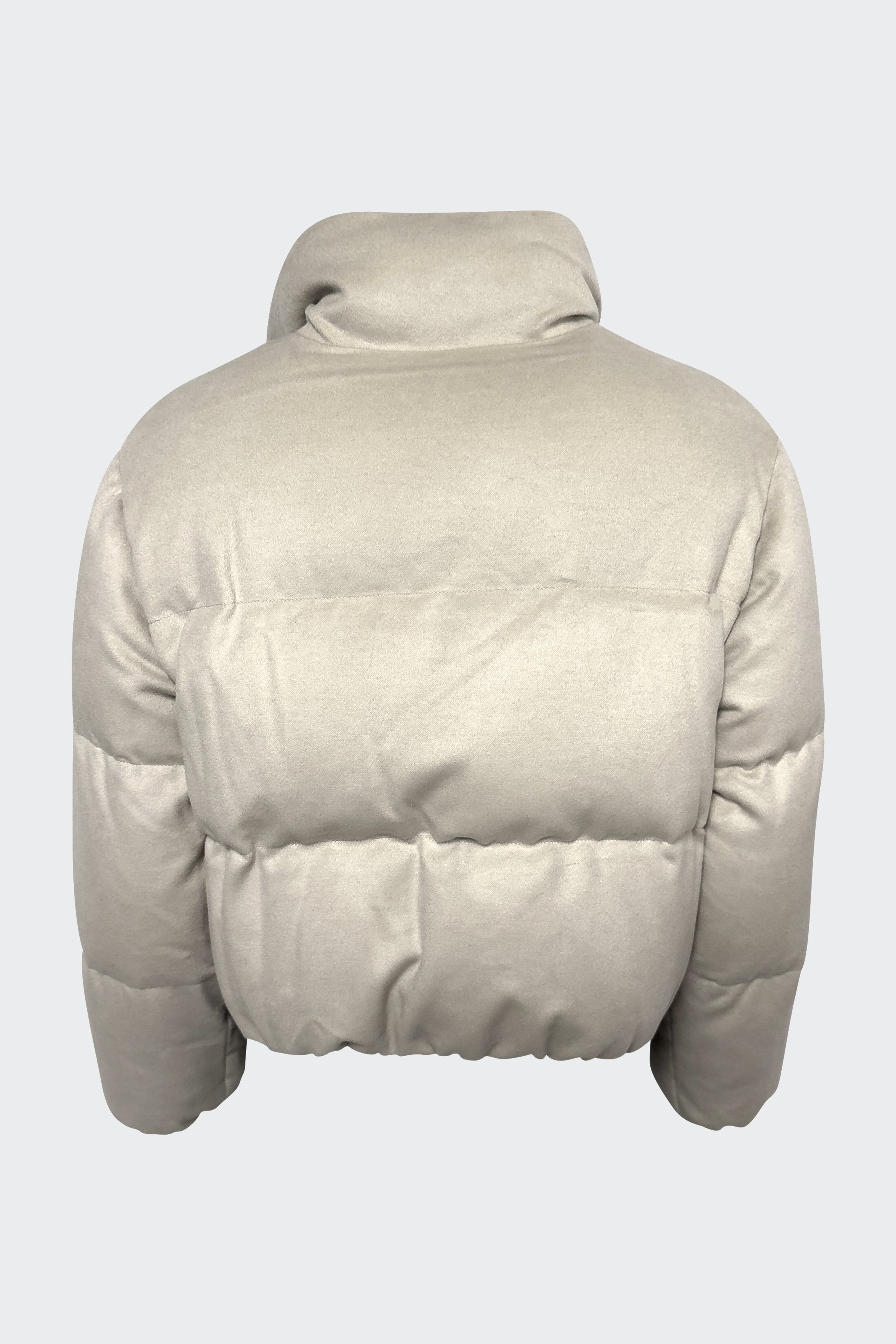 FLONA Soft Wool Down Jacket in Light Beige FLONA Soft Wool Down Jacket in Light Beige