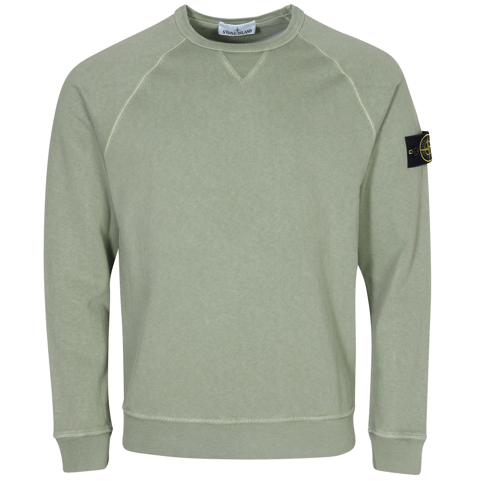 STONE ISLAND Light Sweatshirt in Washed Sage L