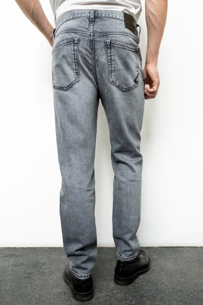 ANIVEN Jeans Nevin in Vintage Repaired Grey 34