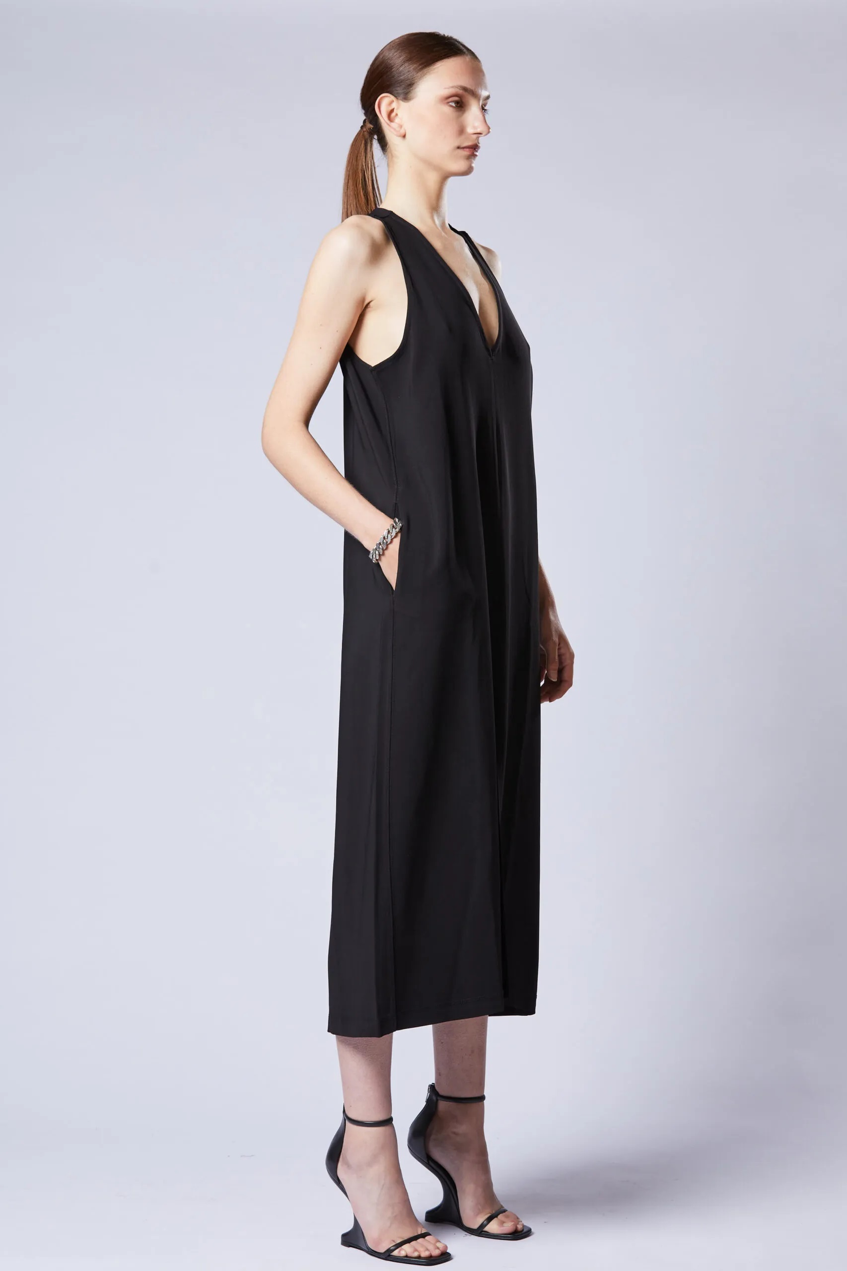 THOM KROM Tank Dress in Black XS