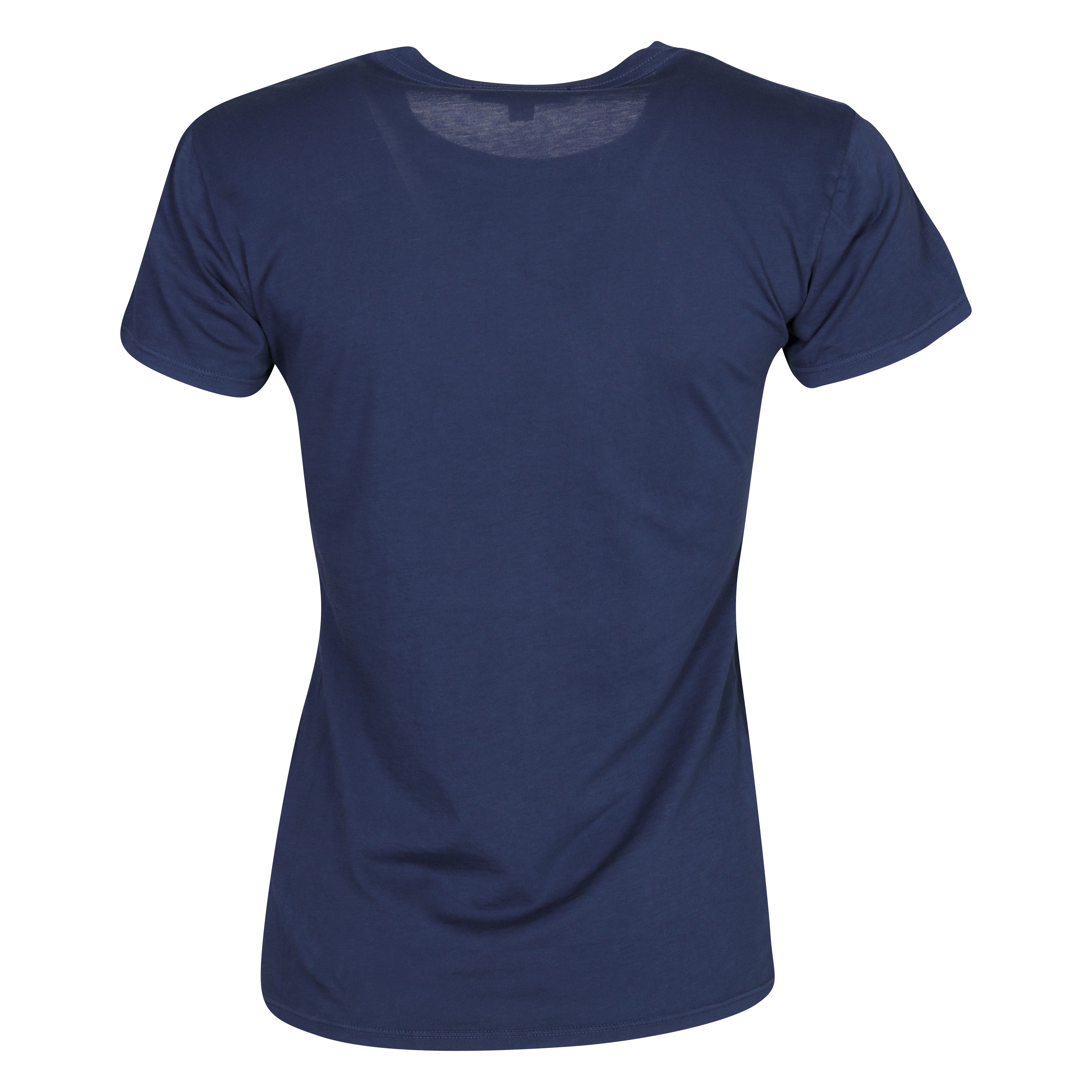 Nili Lotan Lana Crewneck T-Shirt in Marine Blue