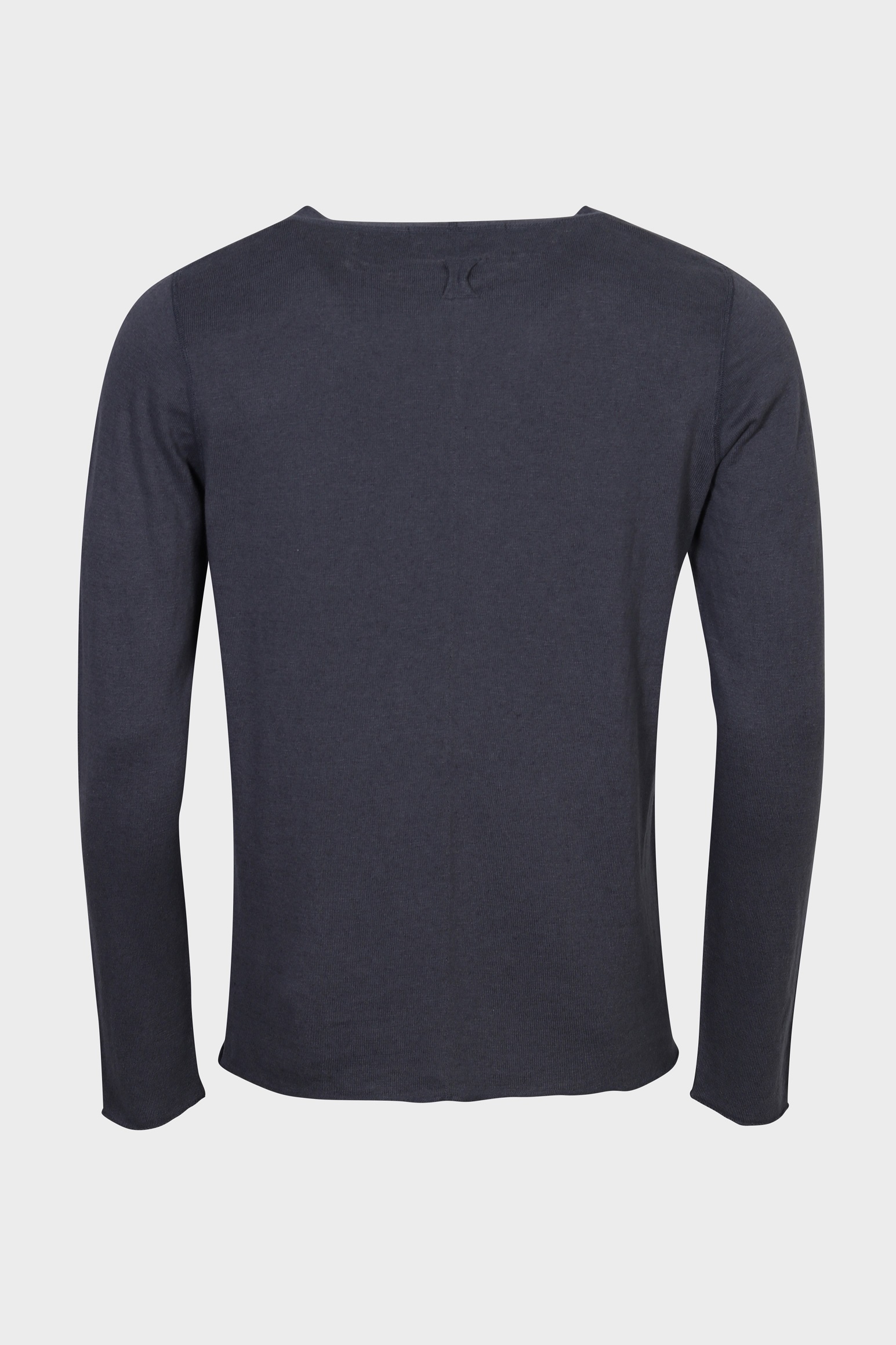 HANNES ROETHER Summer Knit Pullover in Dark Grey