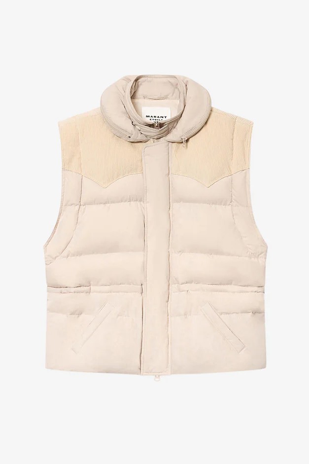 ISABEL MARANT ÉTOILE Olfa Vest in Ecru