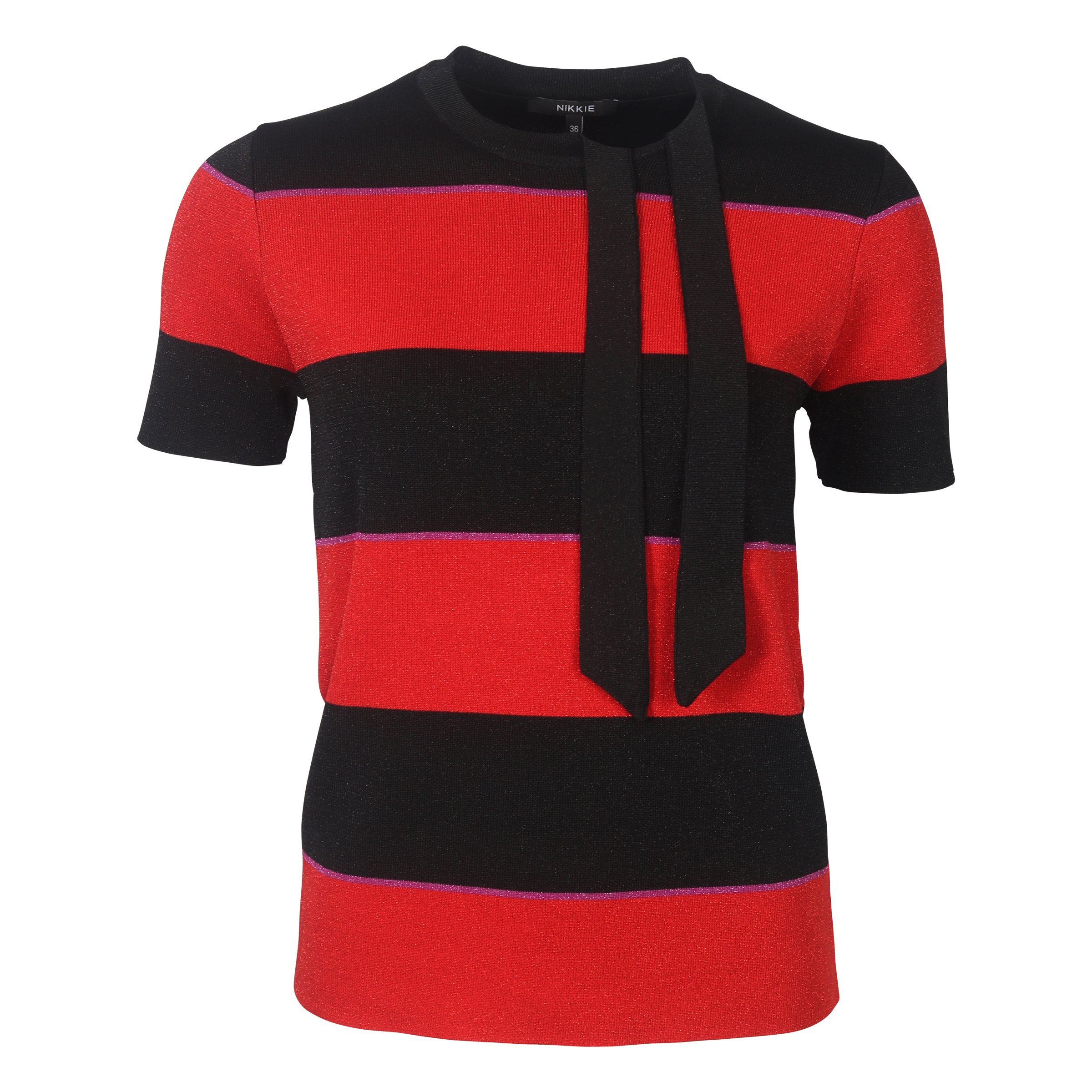 Nikkie T-Shirt Jolien gestreift