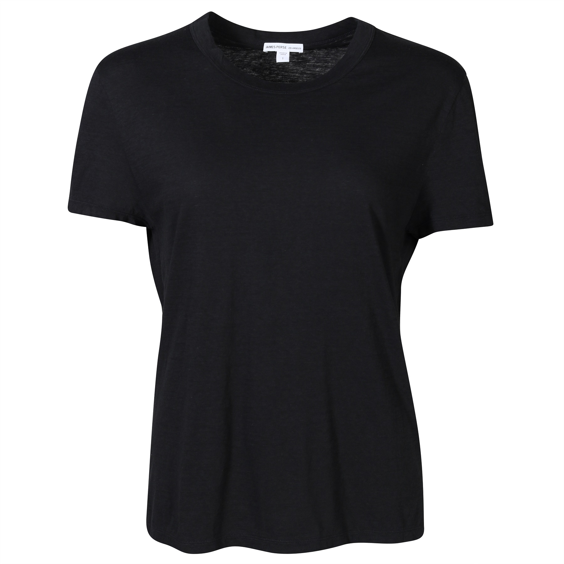 JAMES PERSE Lotus Jersey T-Shirt in Black