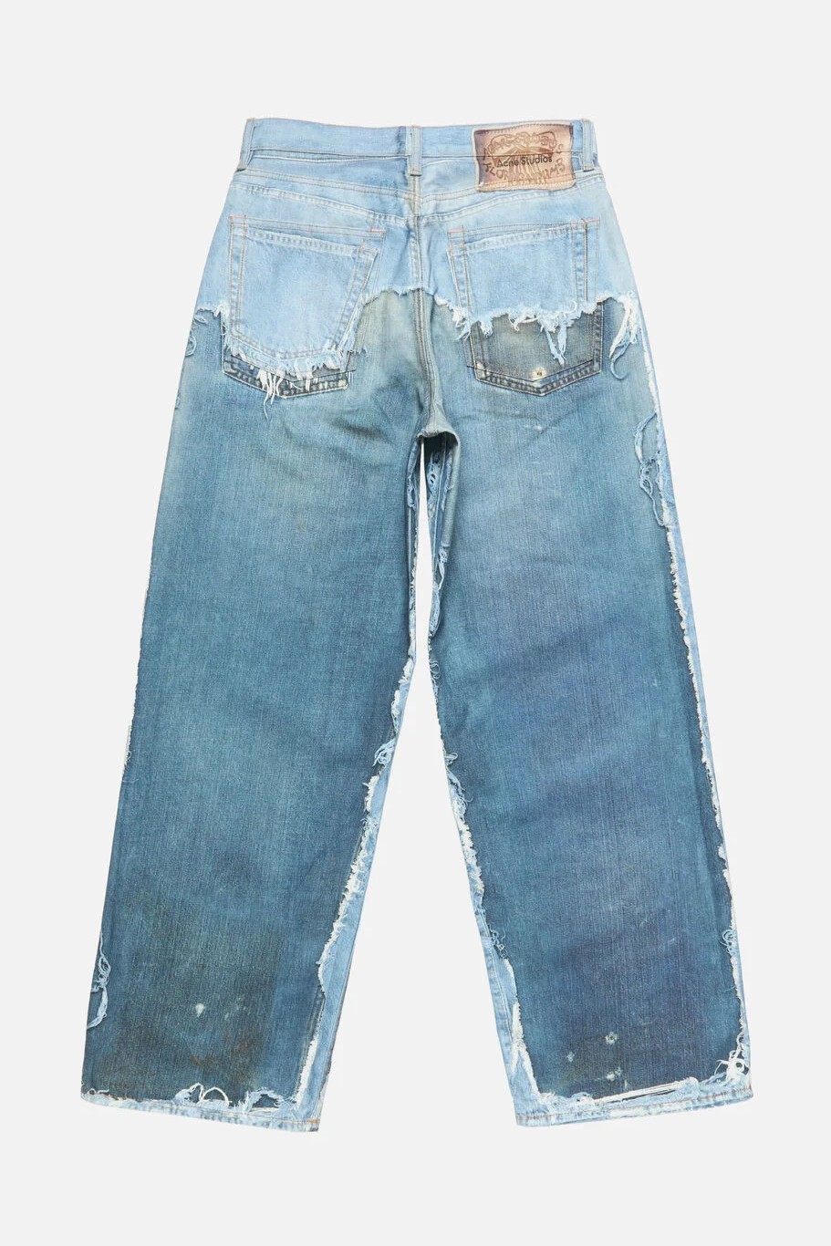 ACNE STUDIOS 1981 Baggy Fit Printed Demin Pant Regular Length