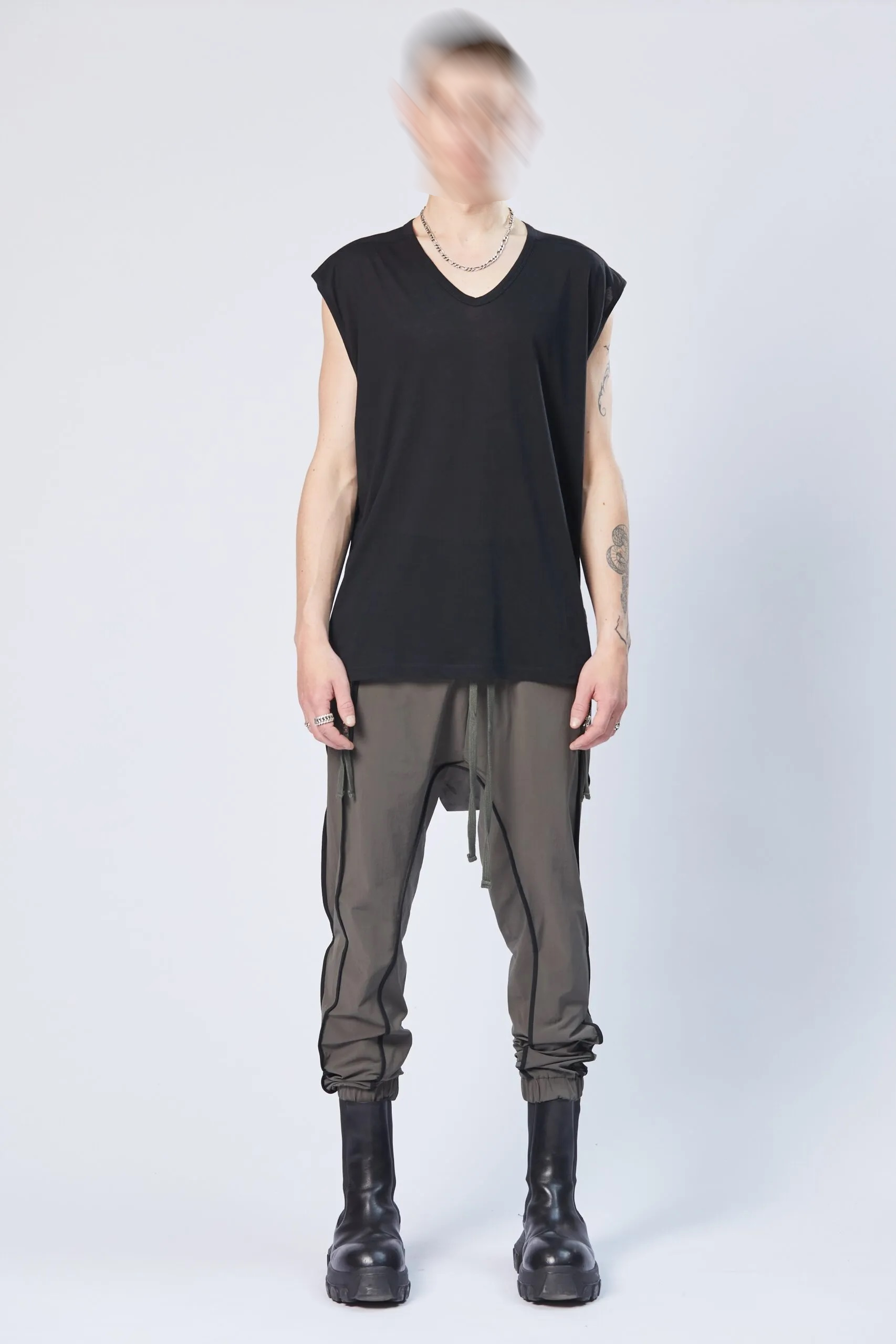 THOM KROM Muscle Shirt in Black L