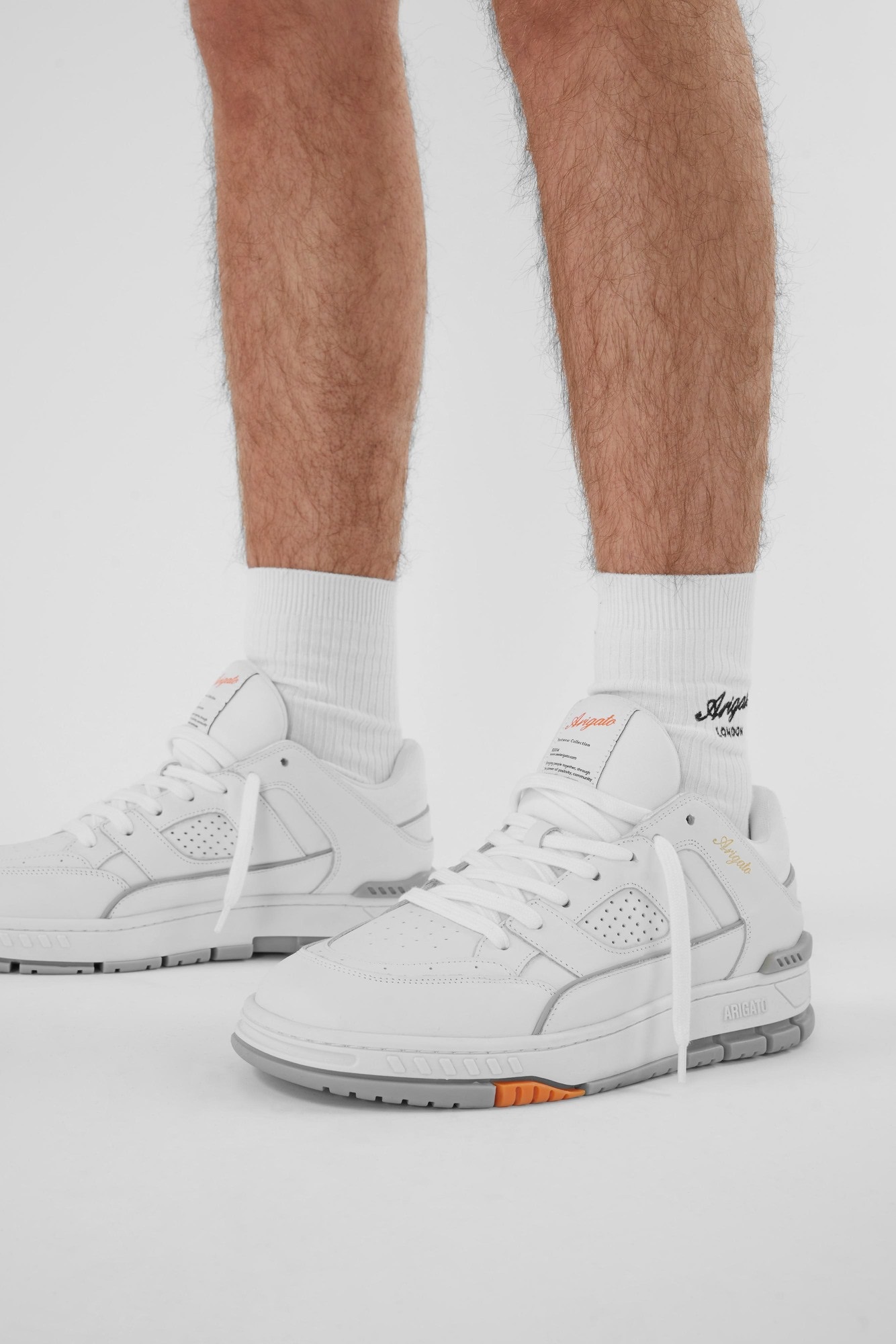 AXEL ARIGATO Area Sneaker in White/Grey 47