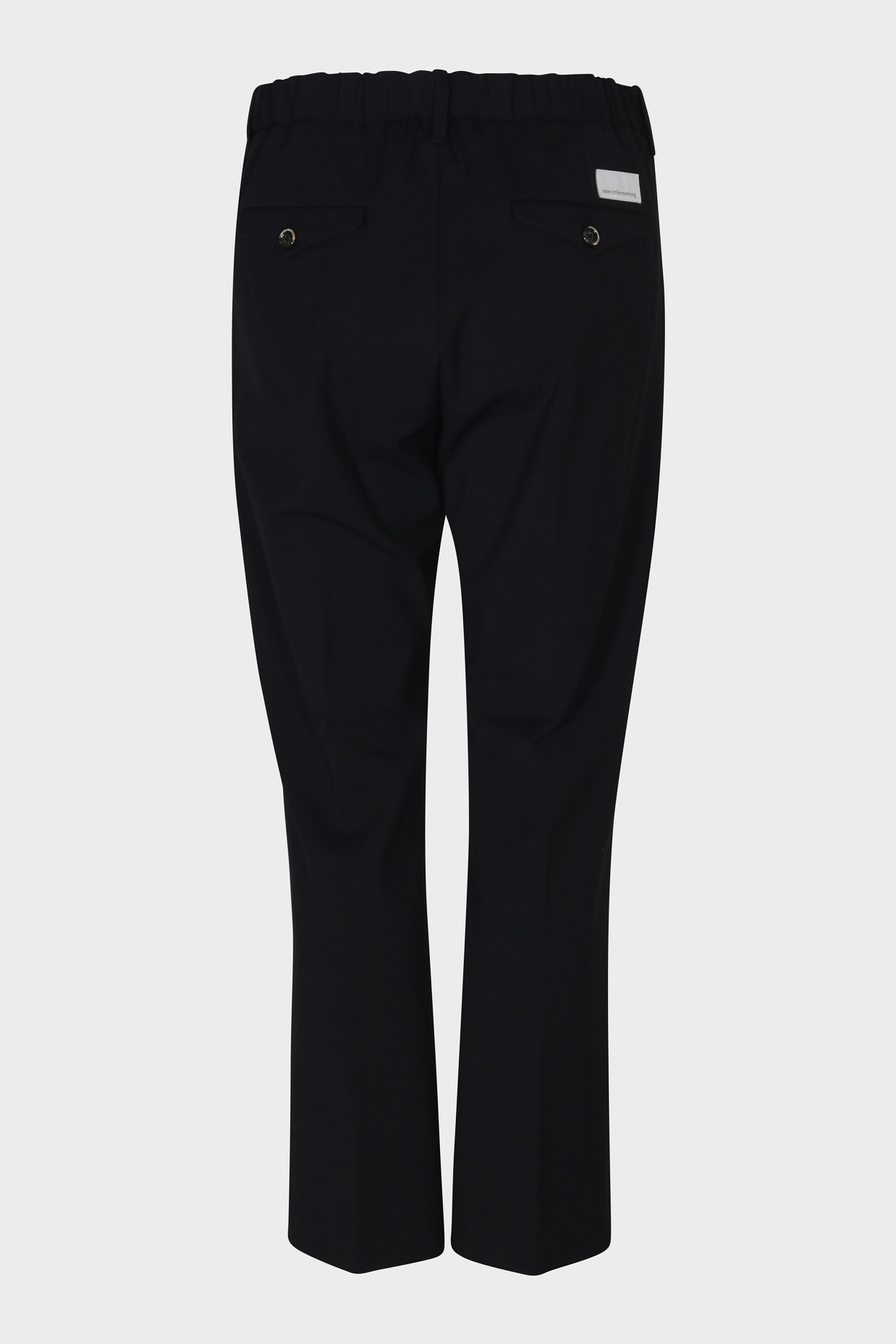 NINE:INTHE:MORNING Structured Wool Pant in Black