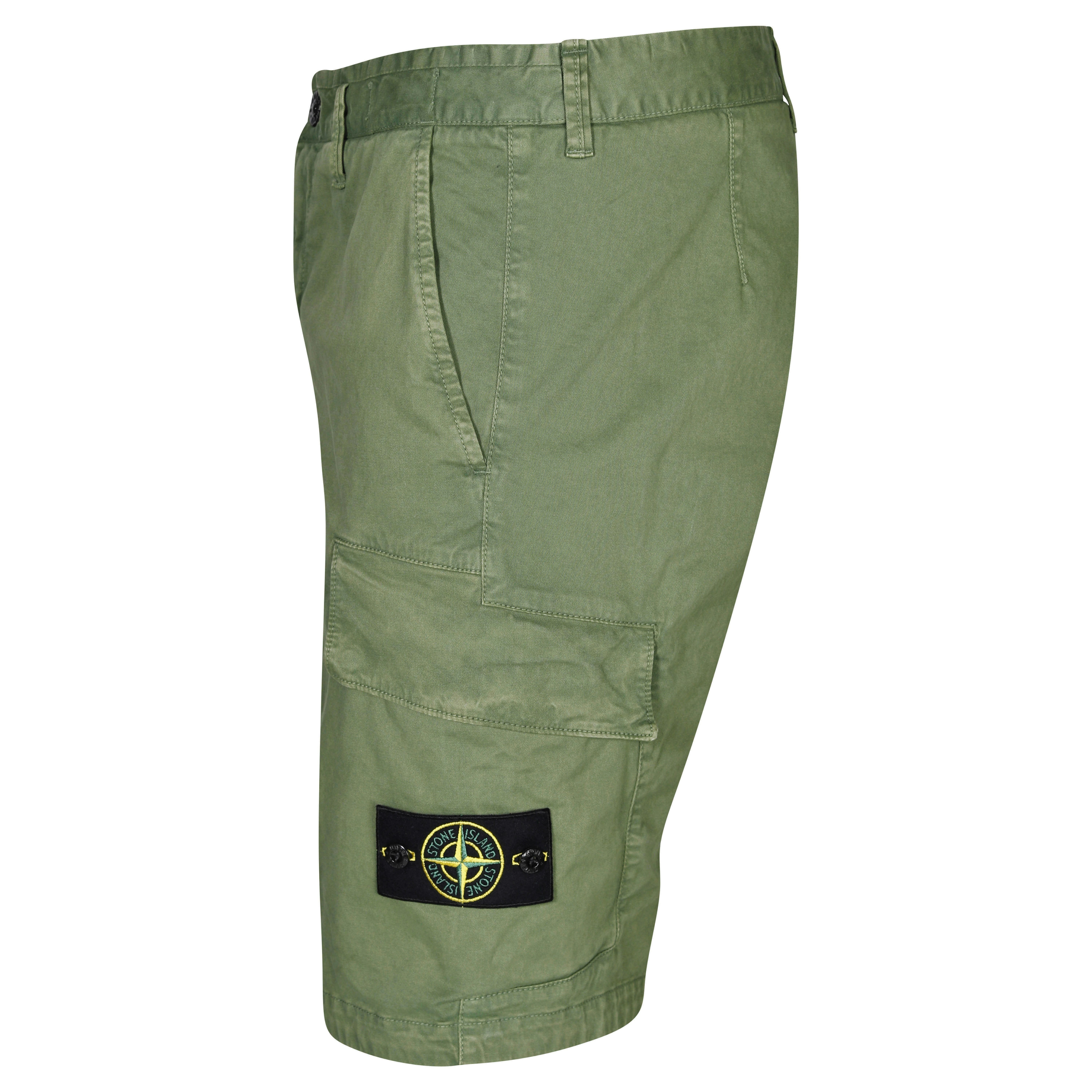 Stone Island Bermuda Shorts in Washed Olive