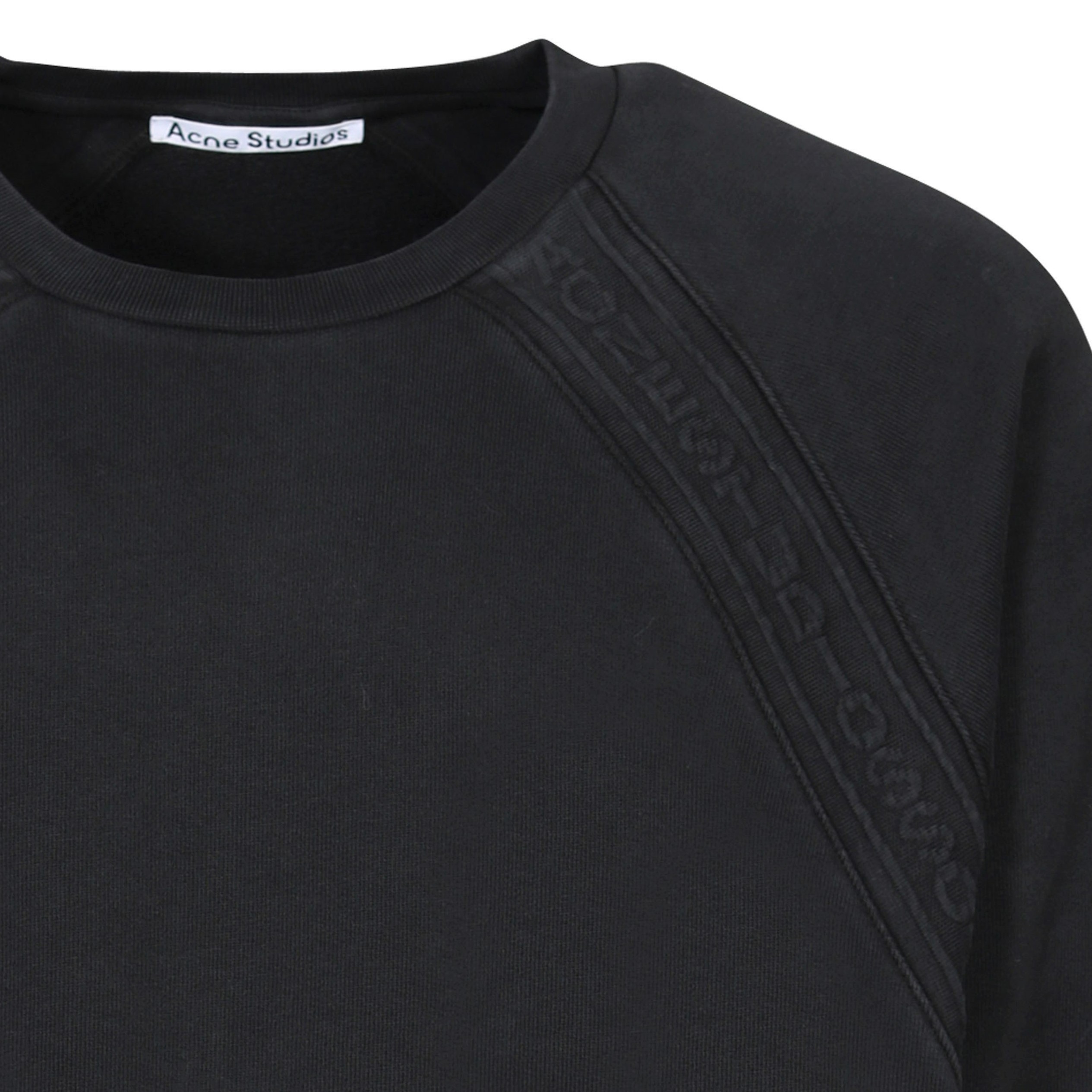 Acne Studios Logo Sweatshirt in Black XL