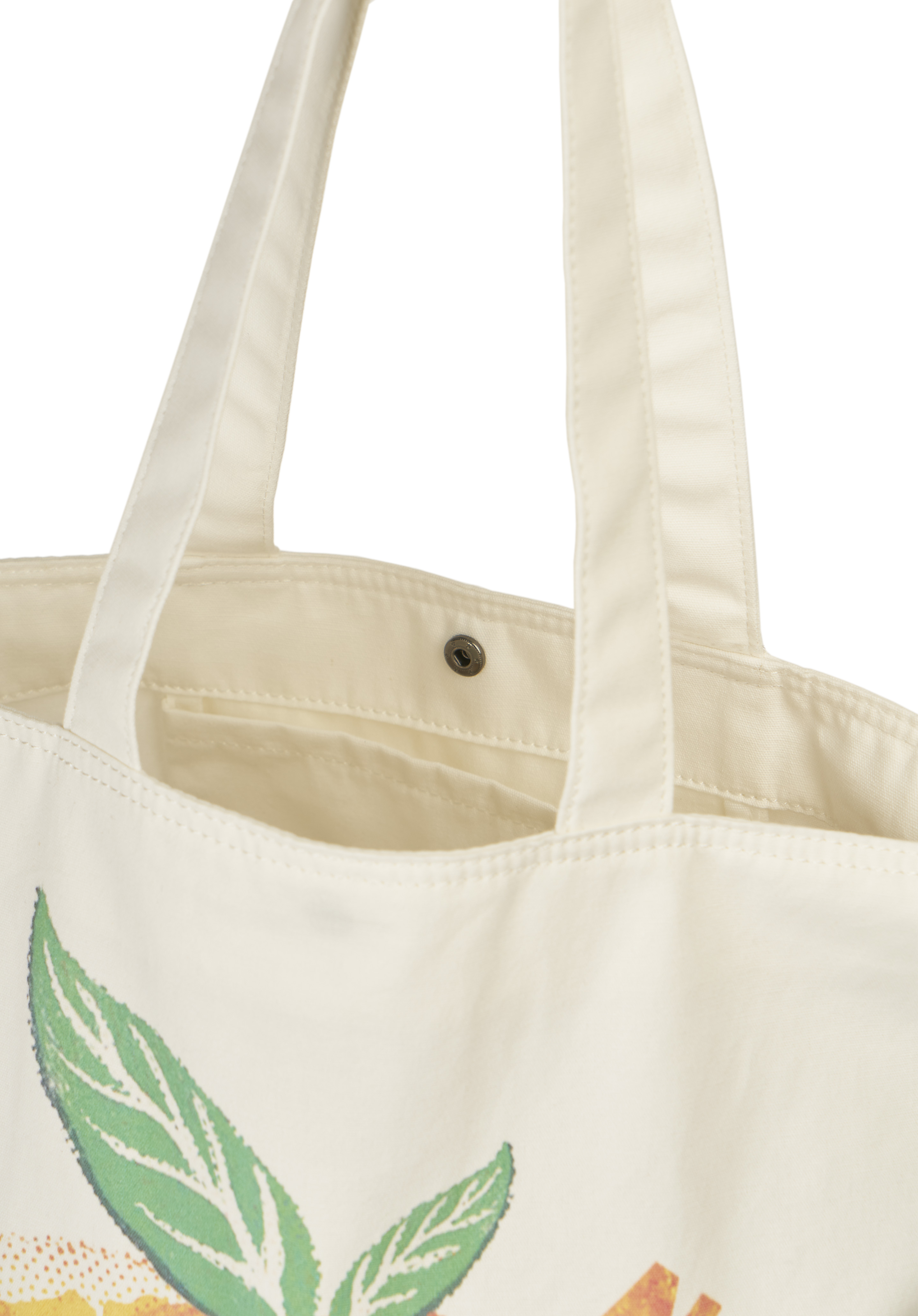 Lala Berlin Cotton Tote Bag Mia in Fresh Orange