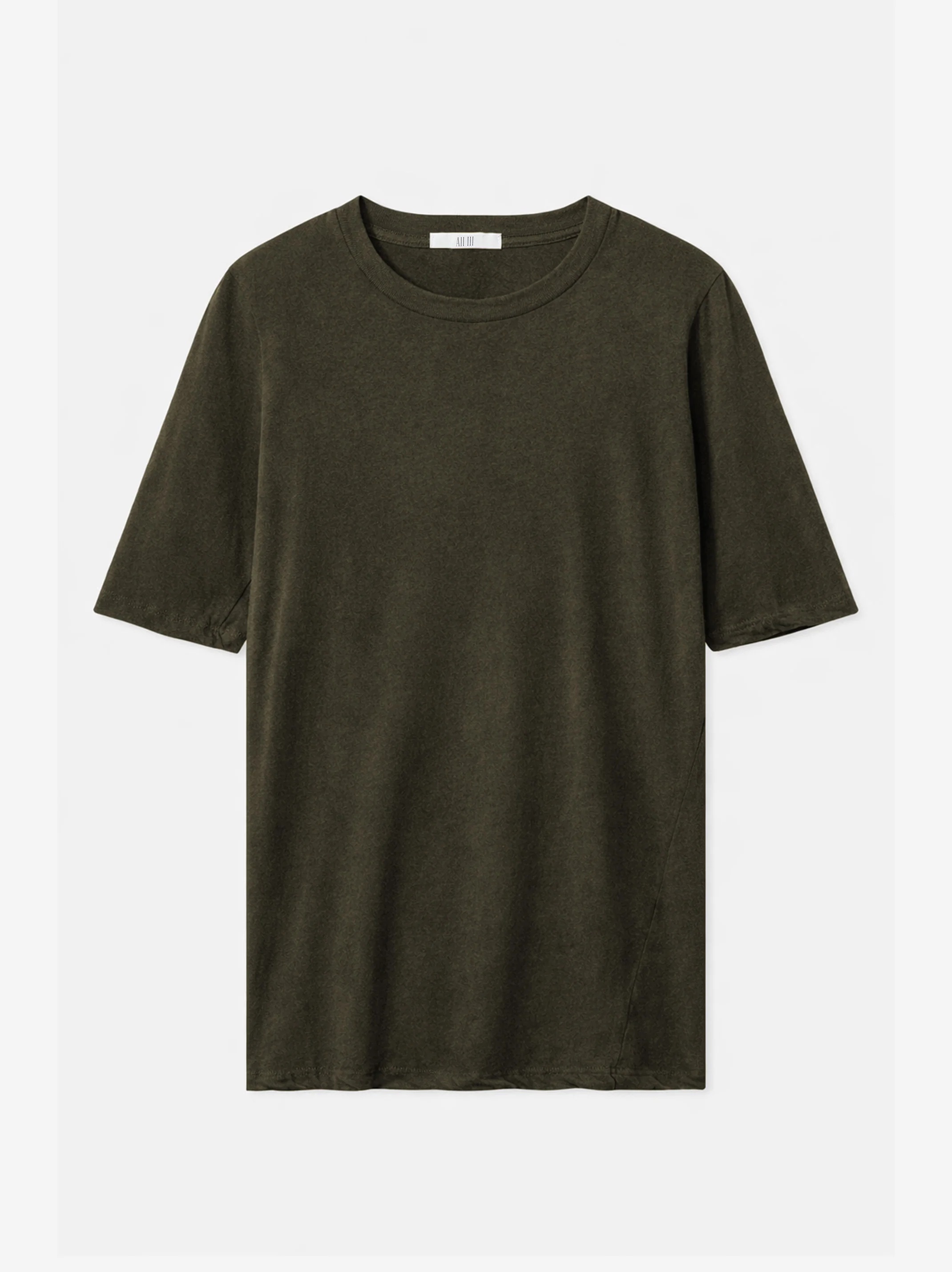 ALL III Super Light Cotton Tissue T-Shirt in Army Green