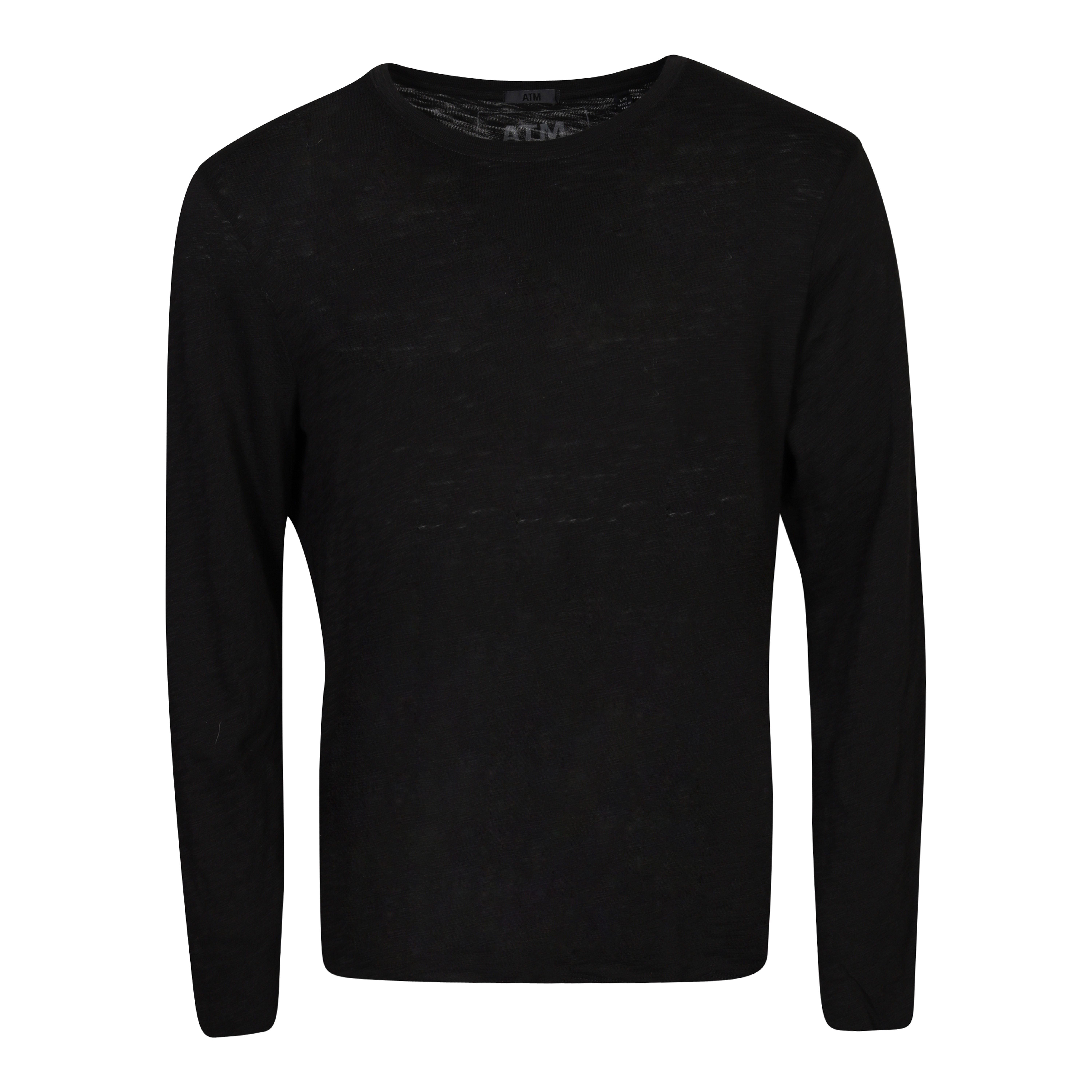 ATM Slub Jersey Longsleeve Destroyed in Black L