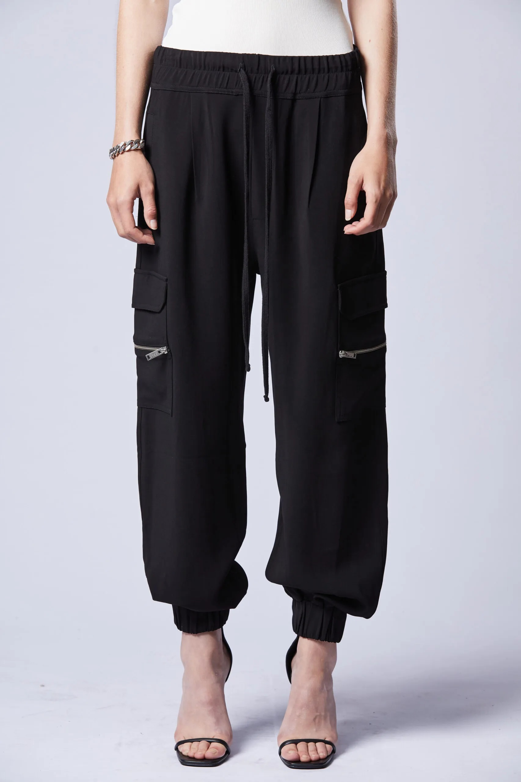 THOM KROM Cargo Pant in Black L
