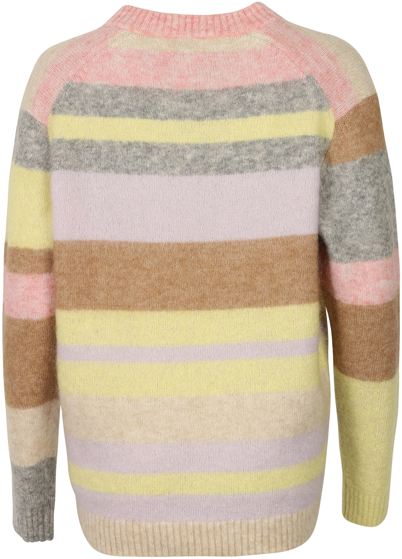 Acne Studios Mohair Pullover Kalbah Multi Stripe