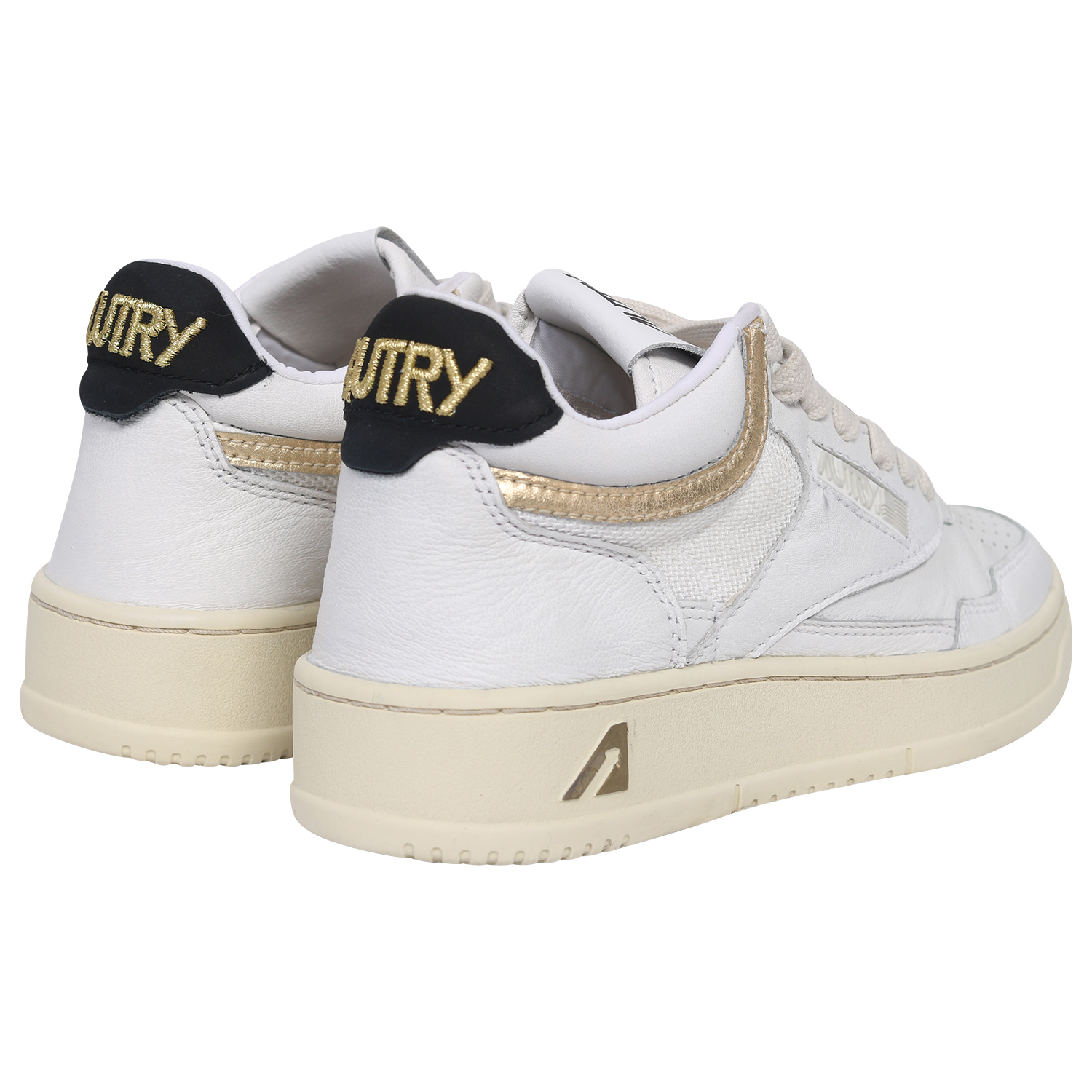 Autry Action Shoes Mid Goldclub in White