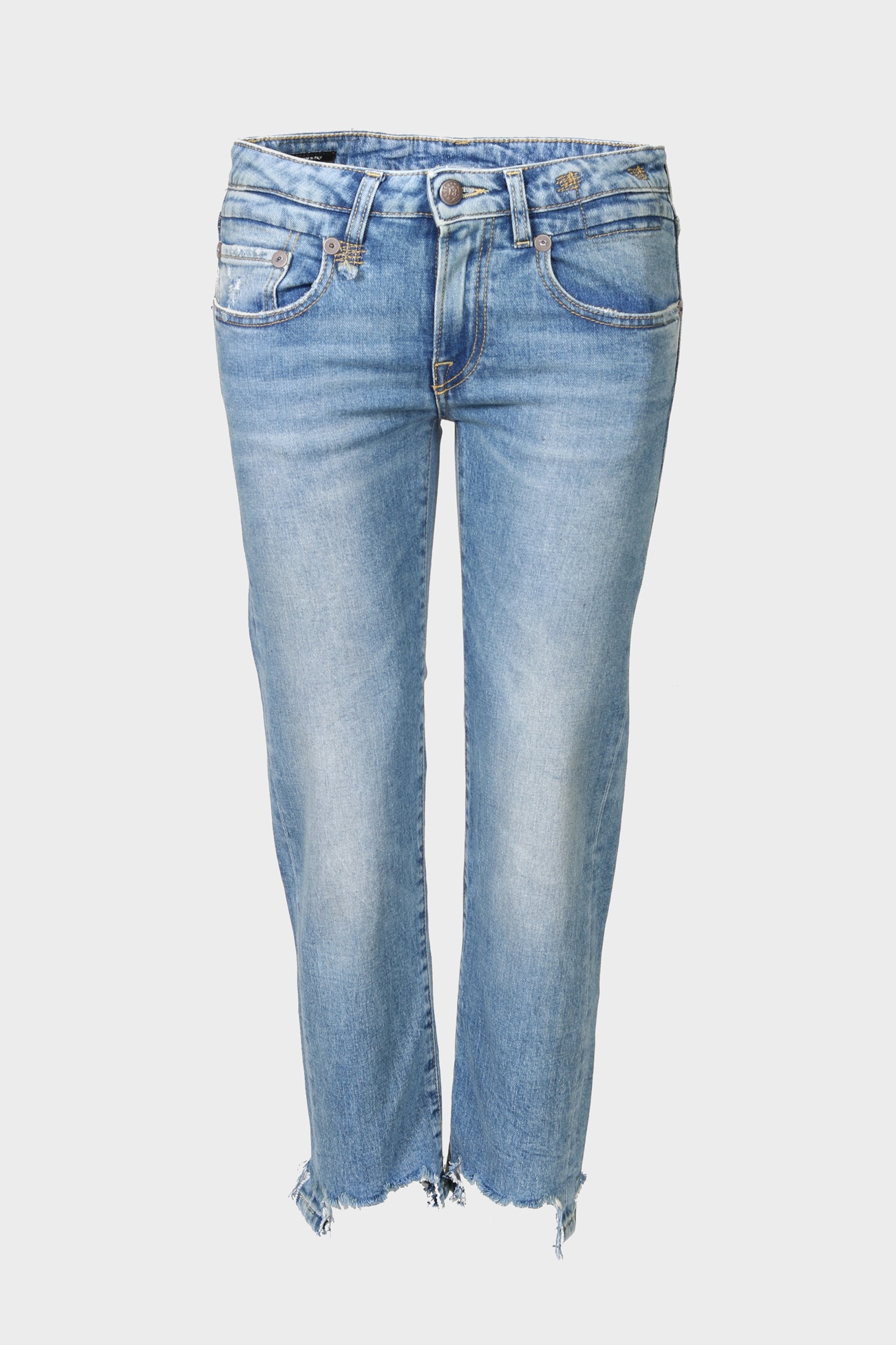 R13 Boy Straight in Jasper Stretch Blue