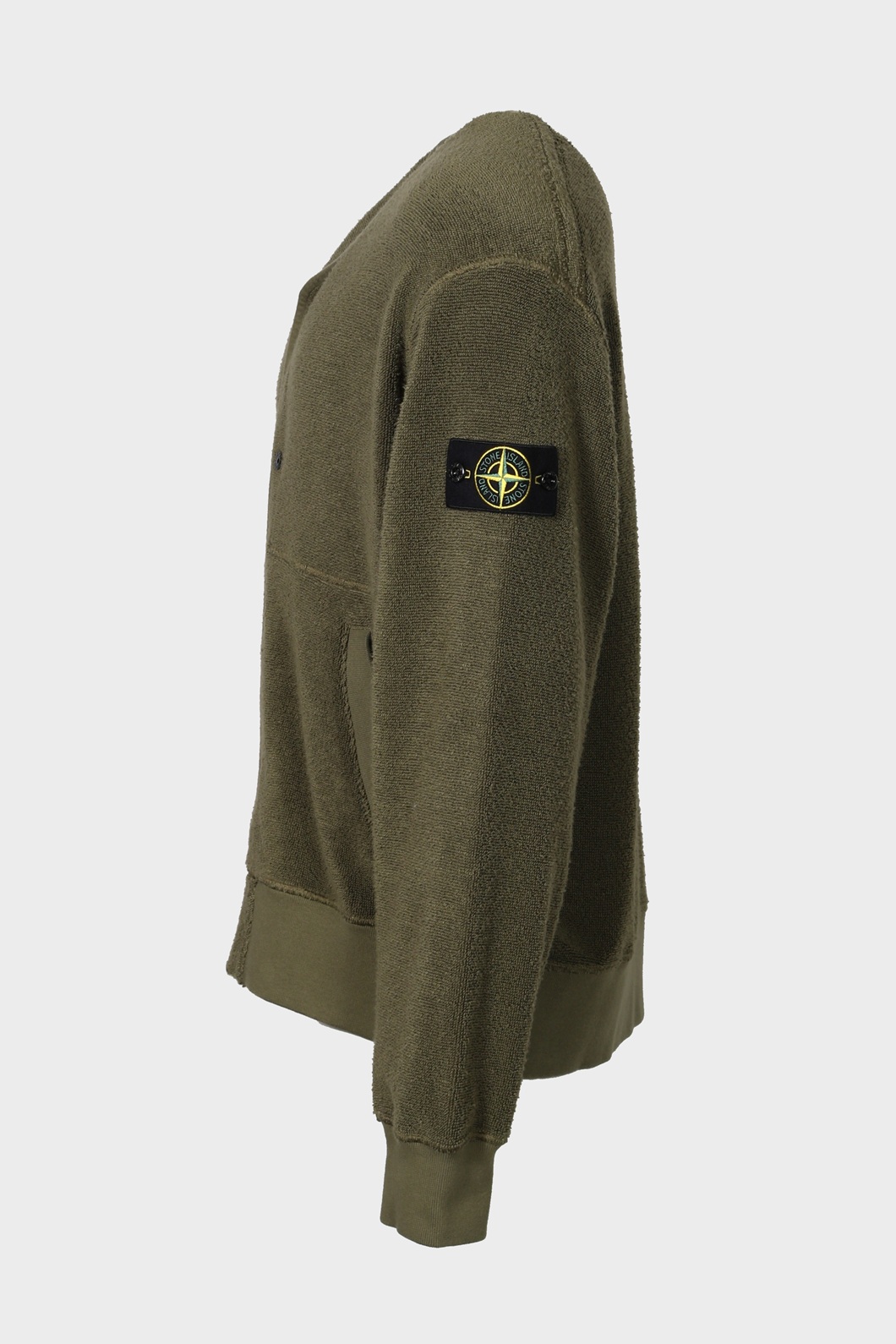 STONE ISLAND Terry Jacket in Olive